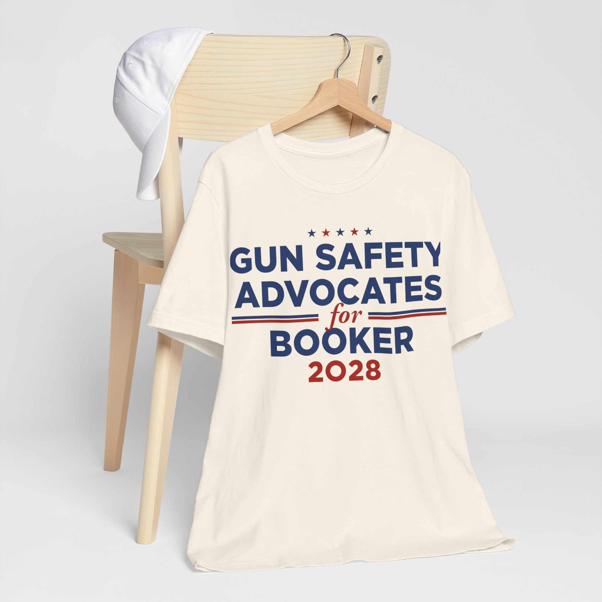 Gun Safety Advocates for Cory Booker for President Campaign T-Shirt 2028