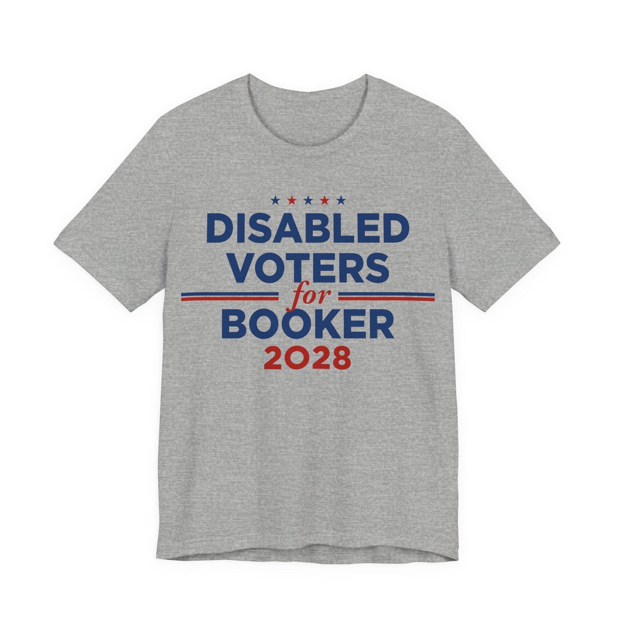 Disabled Voters for Cory Booker for President Campaign T-Shirt 2028