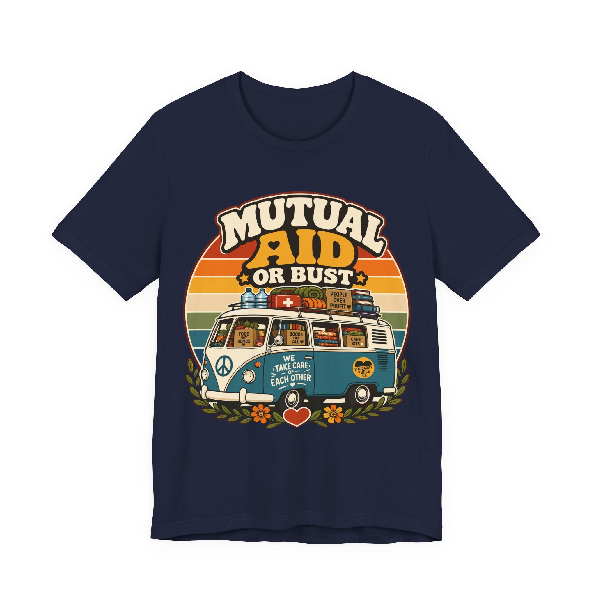 Community Care Caravan T-Shirt | Mutual Aid Progressive Graphic Tee