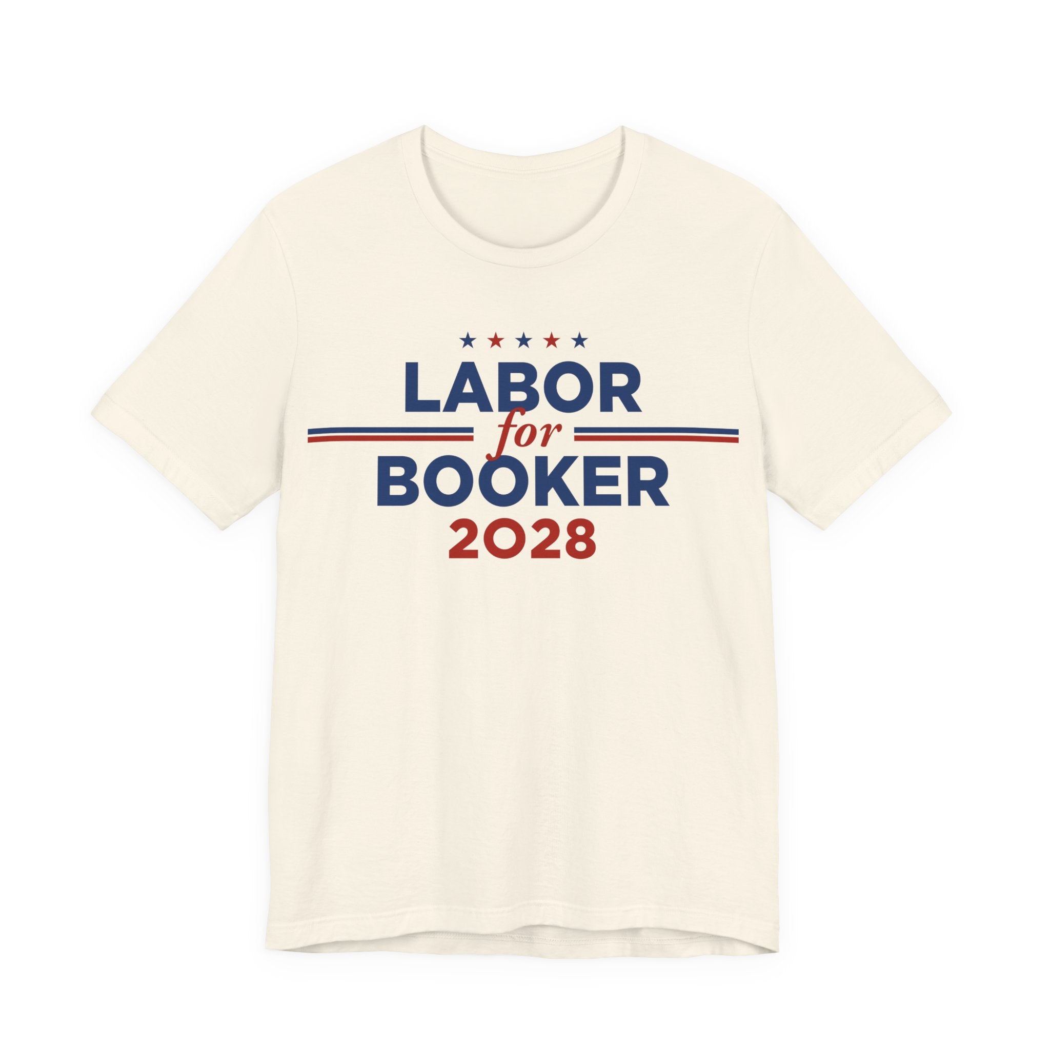 Labor for Cory Booker for President Campaign T-Shirt 2028
