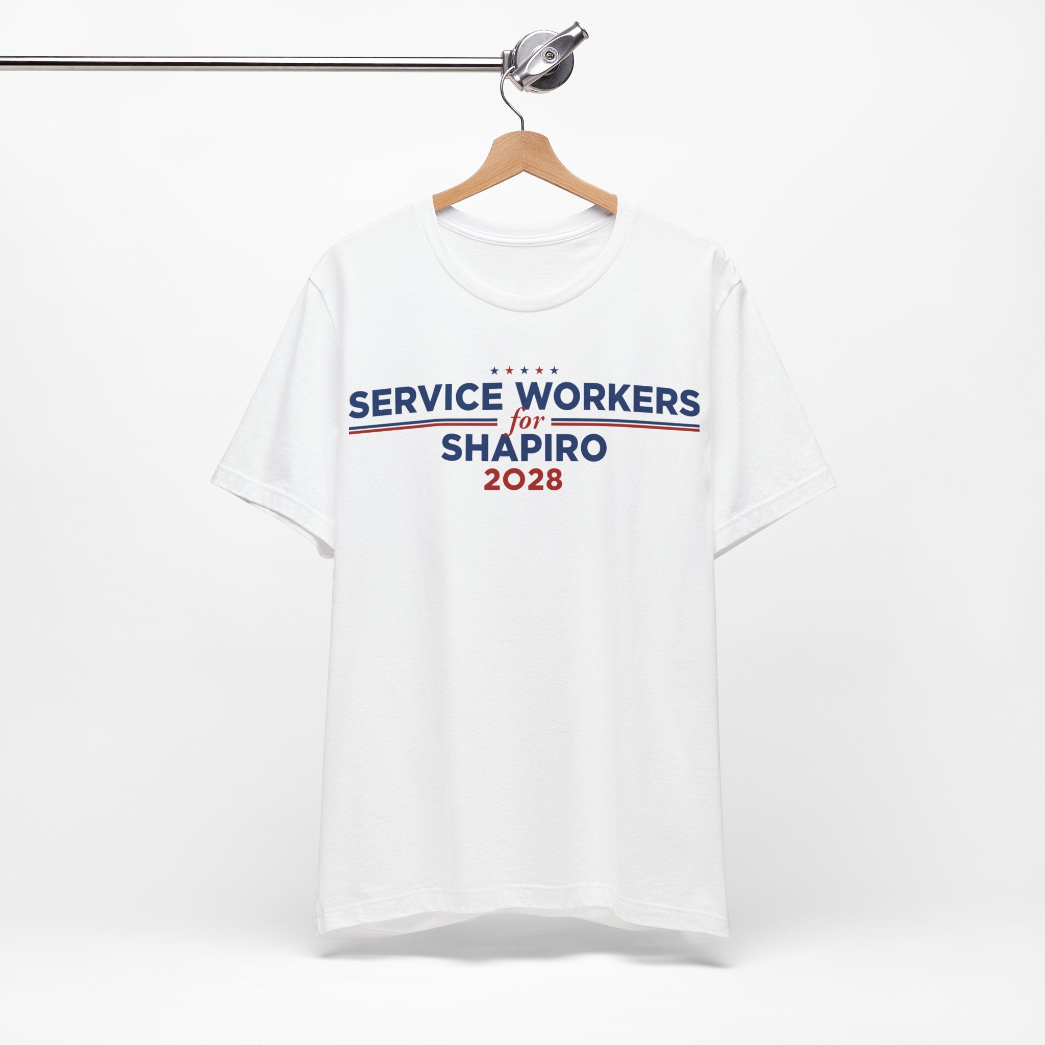 Service Workers for Josh Shapiro for President Campaign T-Shirt 2028