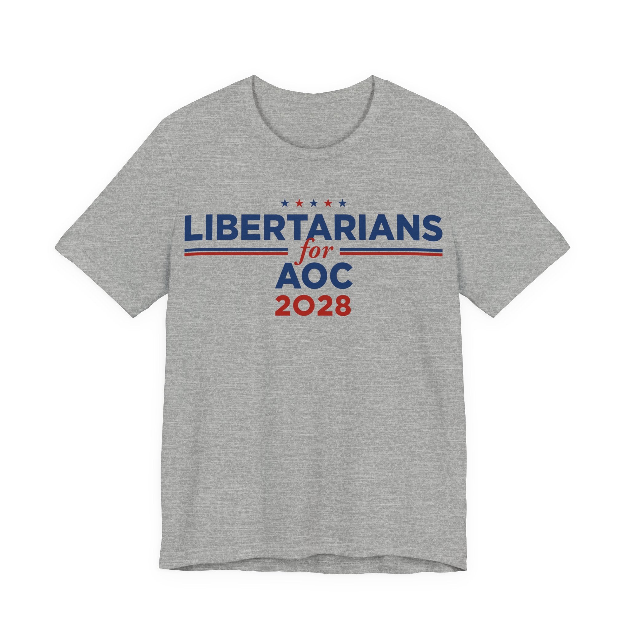 Libertarians for AOC for President Campaign T-Shirt 2028
