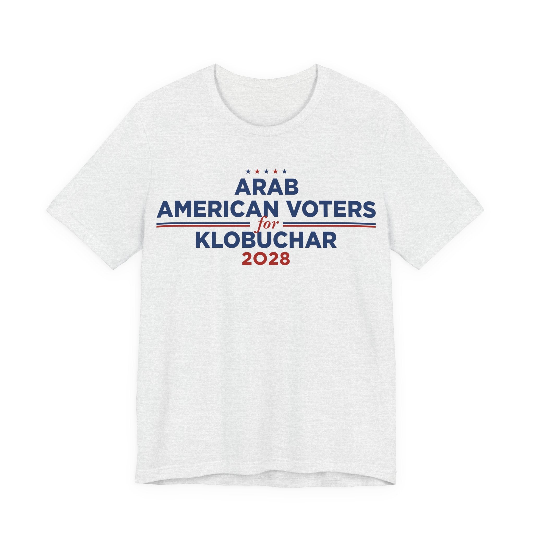 Arab American Voters for Amy Klobuchar for President Campaign T-Shirt 2028
