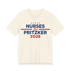 Nurses for J.B. Pritzker for President Campaign T-Shirt 2028