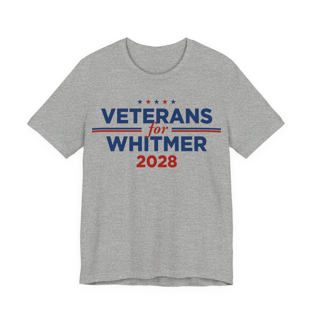 Veterans for Gretchen Whitmer for President Campaign T-Shirt 2028