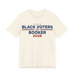 Black Voters for Cory Booker Campaign T-Shirt for President 2028