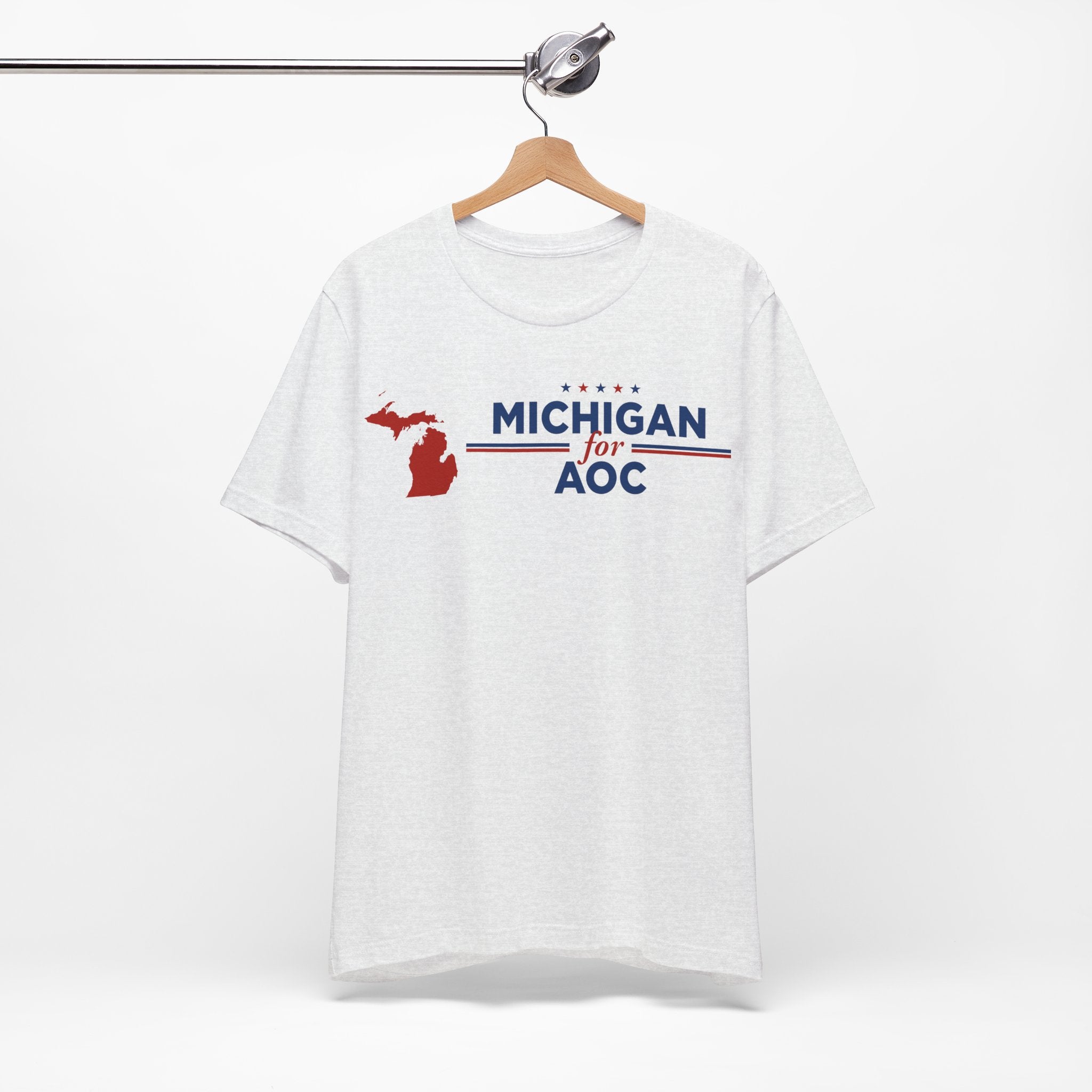 Michigan for AOC for President Campaign T-Shirt 2028