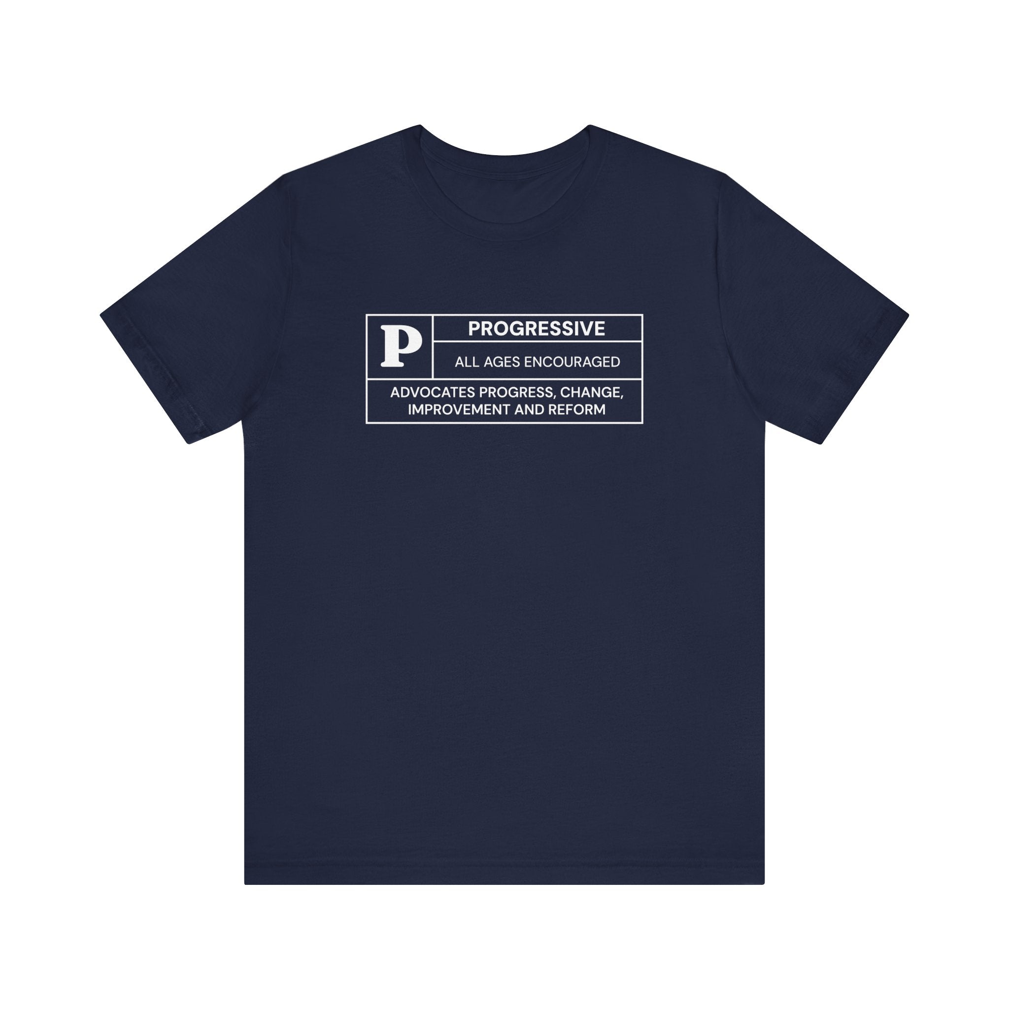 Funny Progressive Ratings Unisex Jersey Short Sleeve T-Shirt