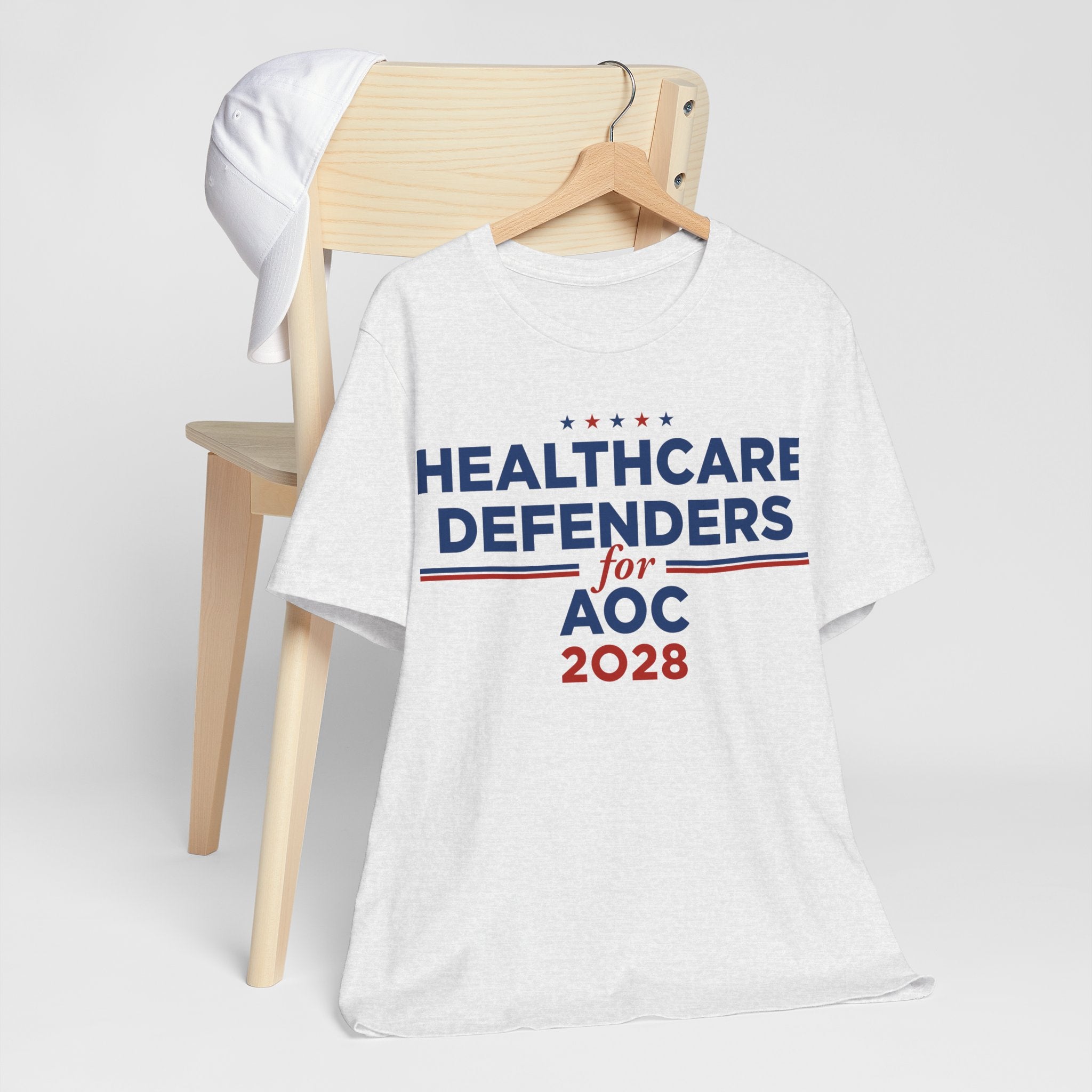 Healthcare Defenders for AOC for President Campaign T-Shirt 2028