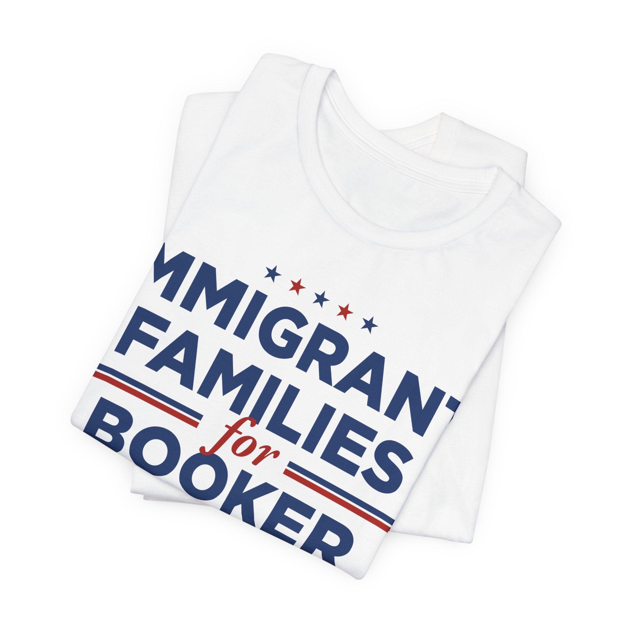 Immigrant Families for Cory Booker for President Campaign T-Shirt 2028
