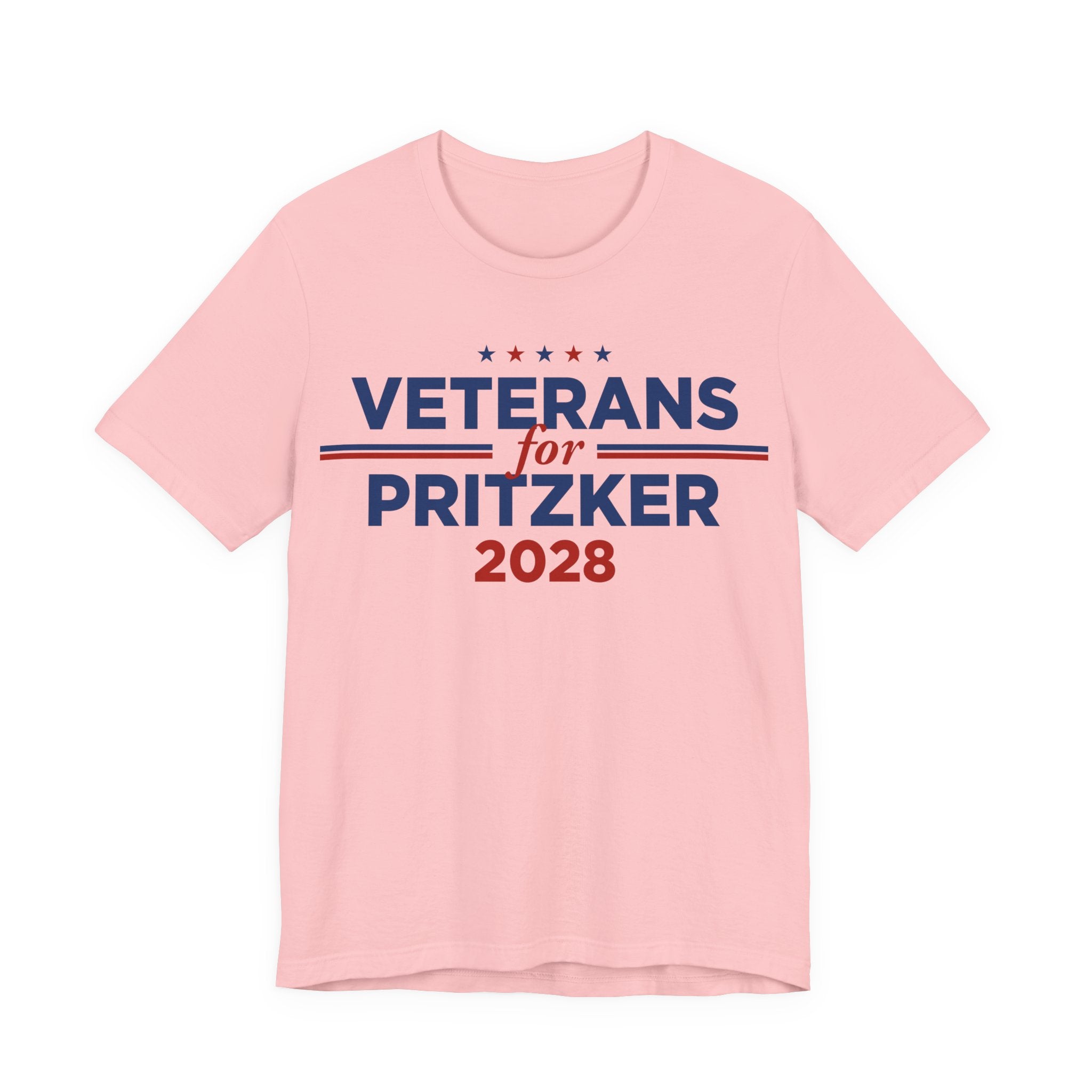 Veterans for J.B. Pritzker for President Campaign T-Shirt 2028