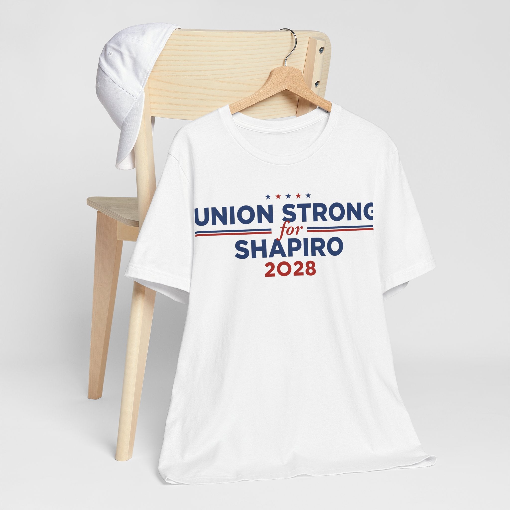 Union Strong for Josh Shapiro for President Campaign T-Shirt 2028
