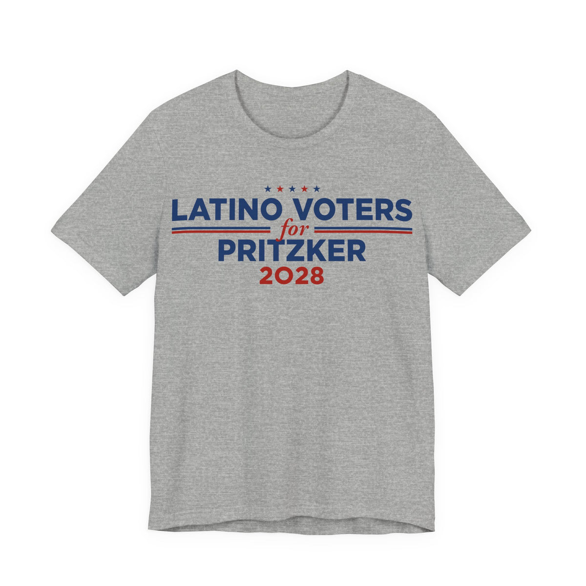 Latino Voters for J.B. Pritzker for President Campaign T-Shirt 2028