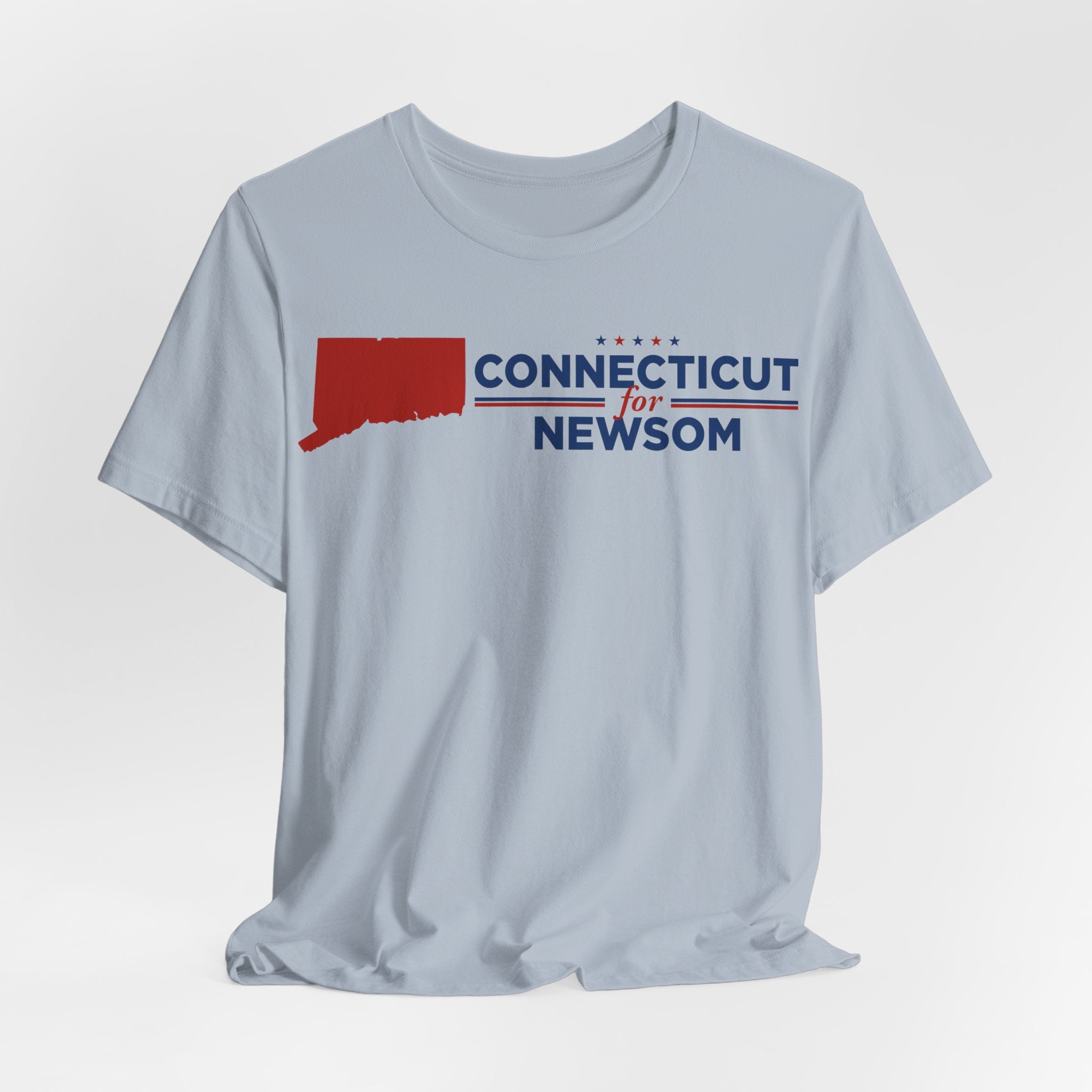 Connecticut for Gavin Newsom for President Campaign T-Shirt 2028