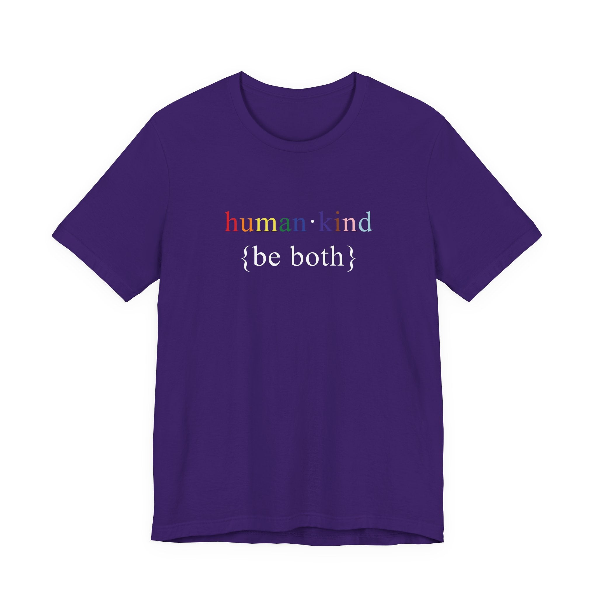 Human Kind Be Both - LGBTQIA Pride Flag Shirt