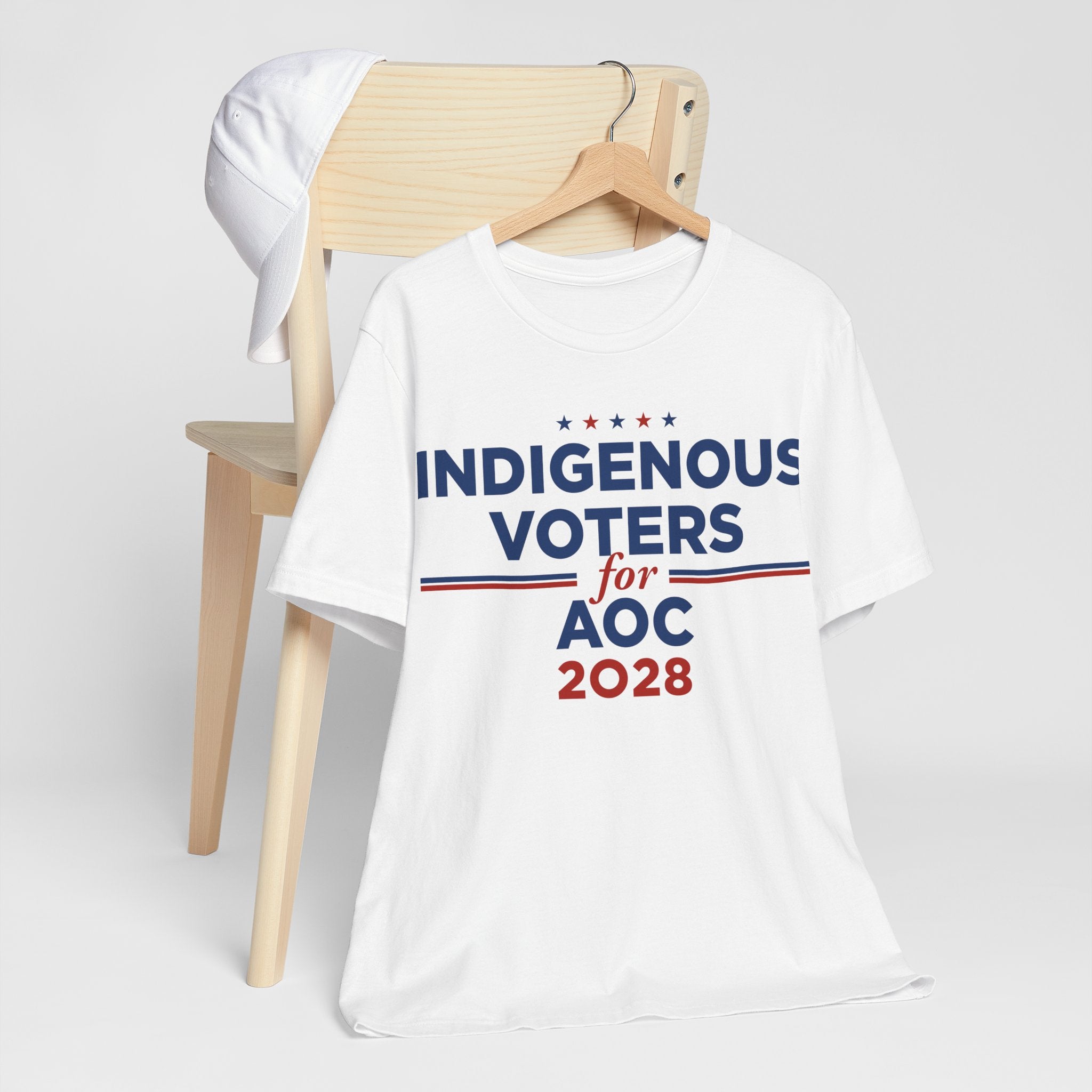 Indigenous Voters / Native Americans for AOC for President Campaign T-Shirt 2028