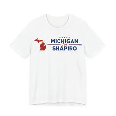 Michigan for Josh Shapiro for President Campaign T-Shirt 2028