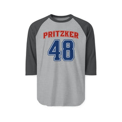 Team J.B. Pritzker - 48th President Vintage Varsity Baseball T-Shirt