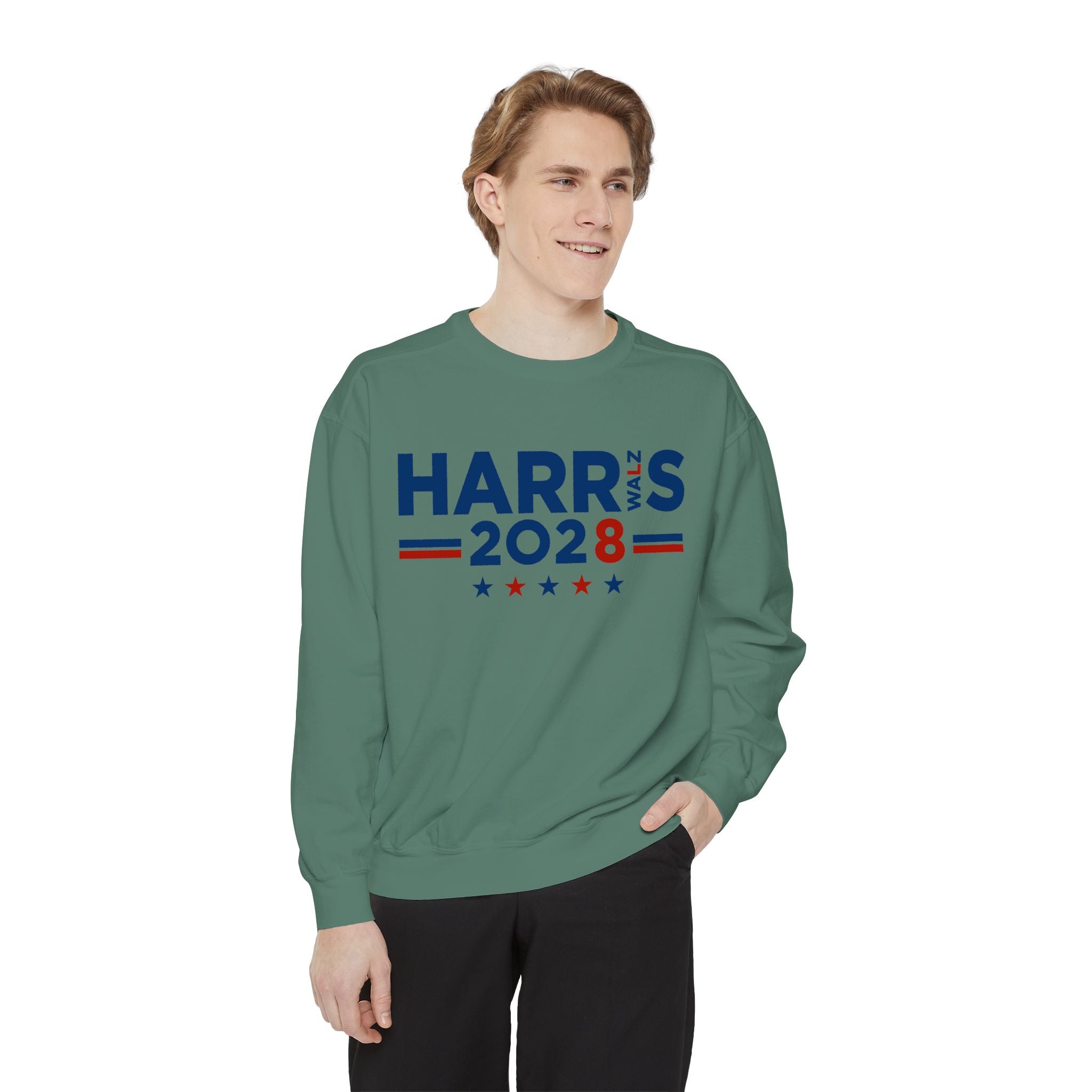 Premium Kamala Harris Tim Walz 2028 Sweatshirt — Presidential Campaign Crewneck