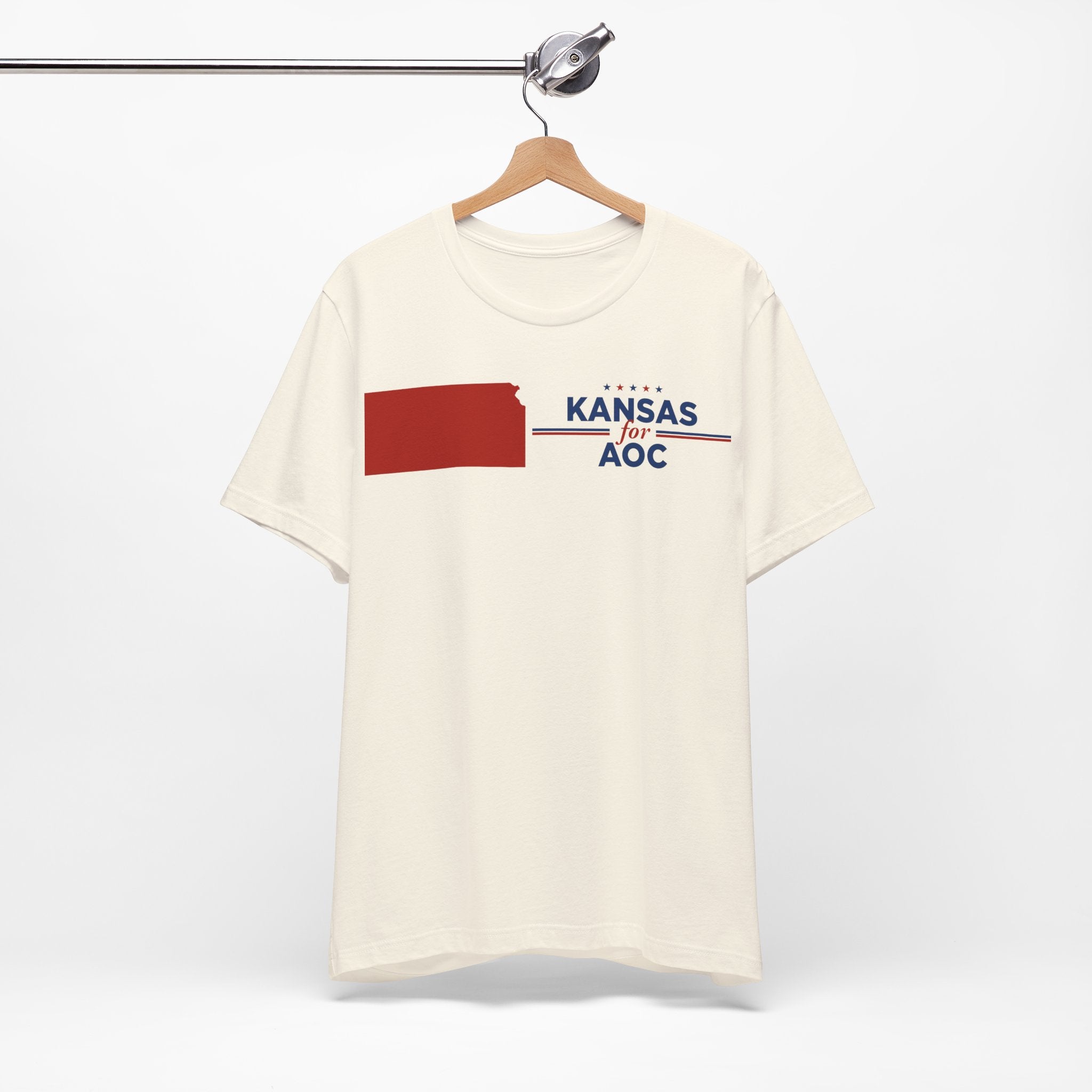 Kansas for AOC for President Campaign T-Shirt 2028