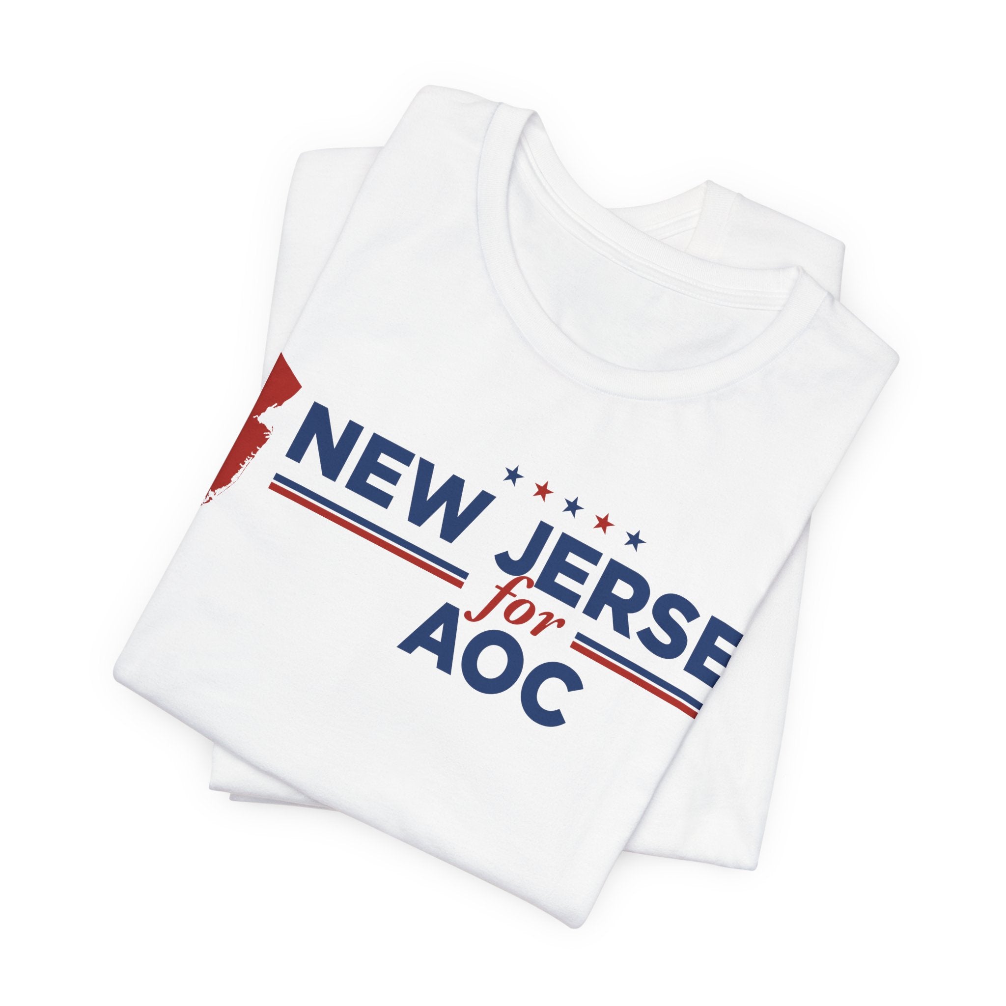 New Jersey for AOC for President Campaign T-Shirt 2028