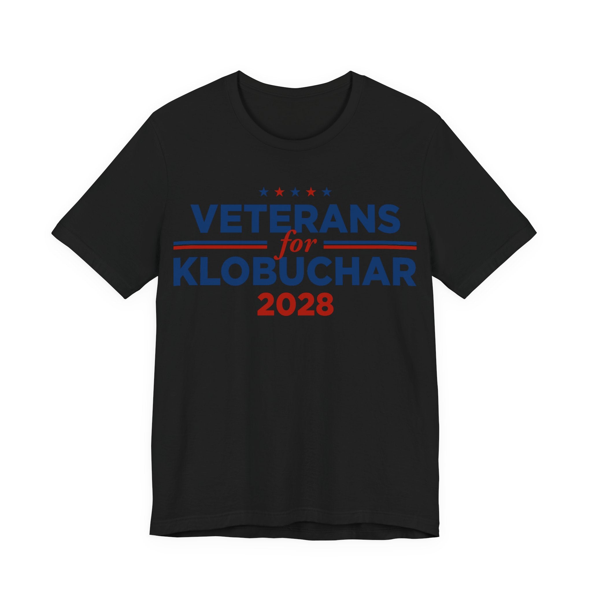 Veterans for Amy Klobuchar for President Campaign T-Shirt 2028