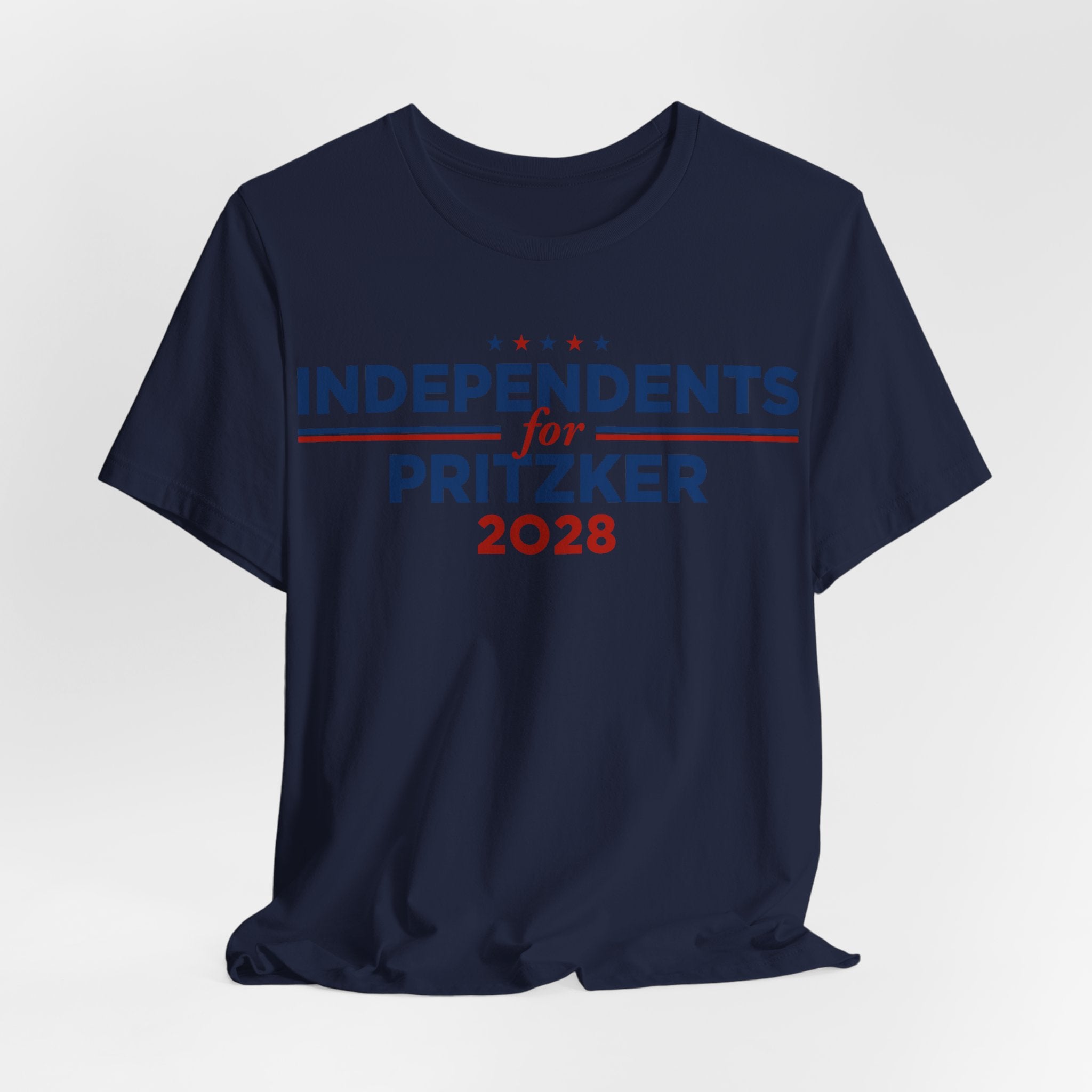 Independents for J.B. Pritzker for President Campaign T-Shirt 2028