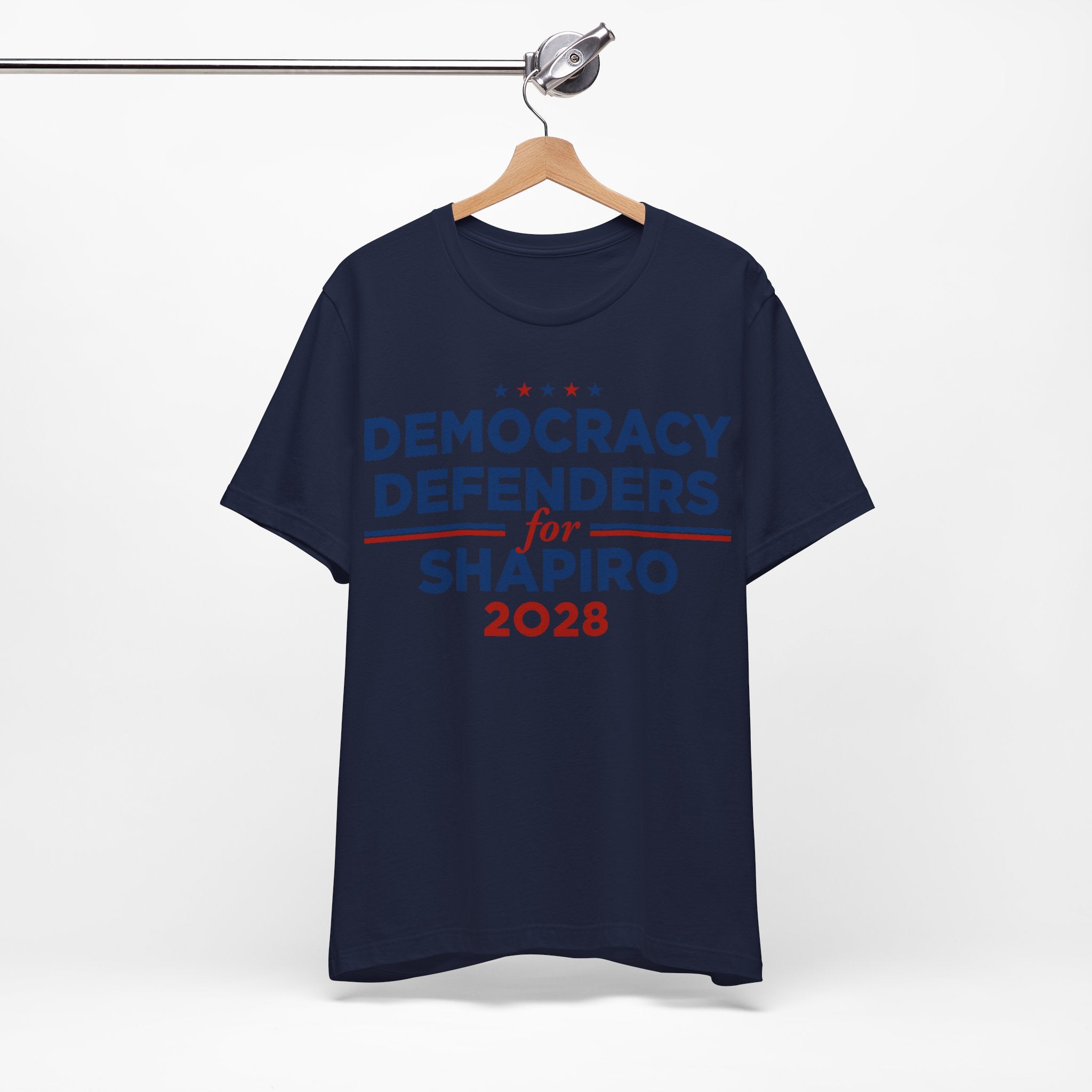 Democracy Defenders for Josh Shapiro for President Campaign T-Shirt 2028