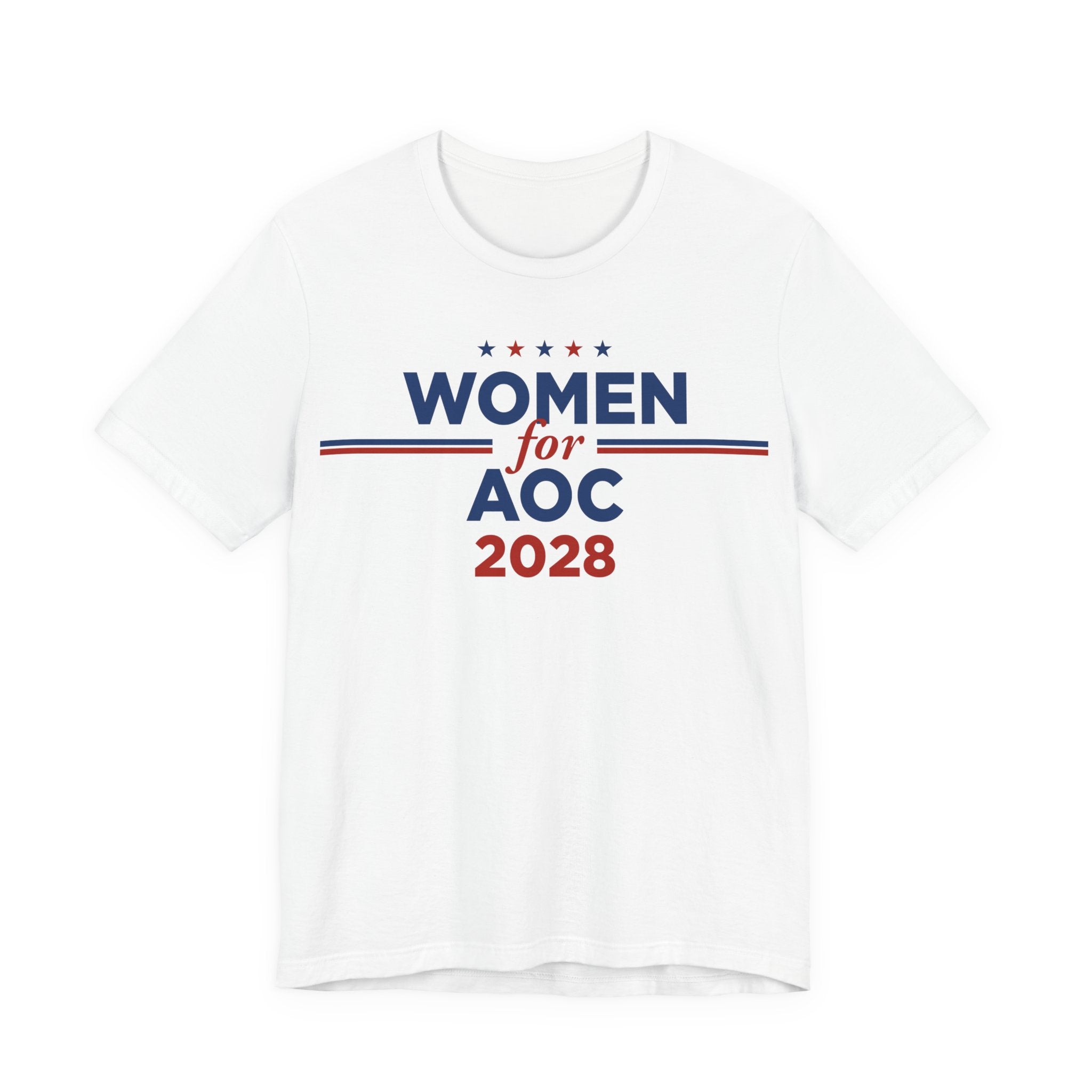 Women for AOC for President Campaign T-Shirt 2028