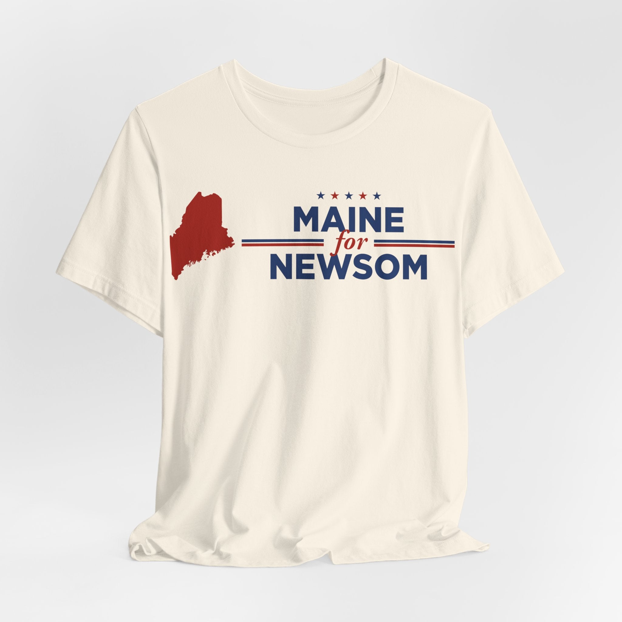 Maine for Gavin Newsom for President Campaign T-Shirt 2028