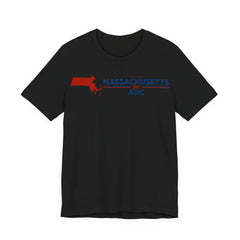 Massachusetts for AOC for President Campaign T-Shirt 2028