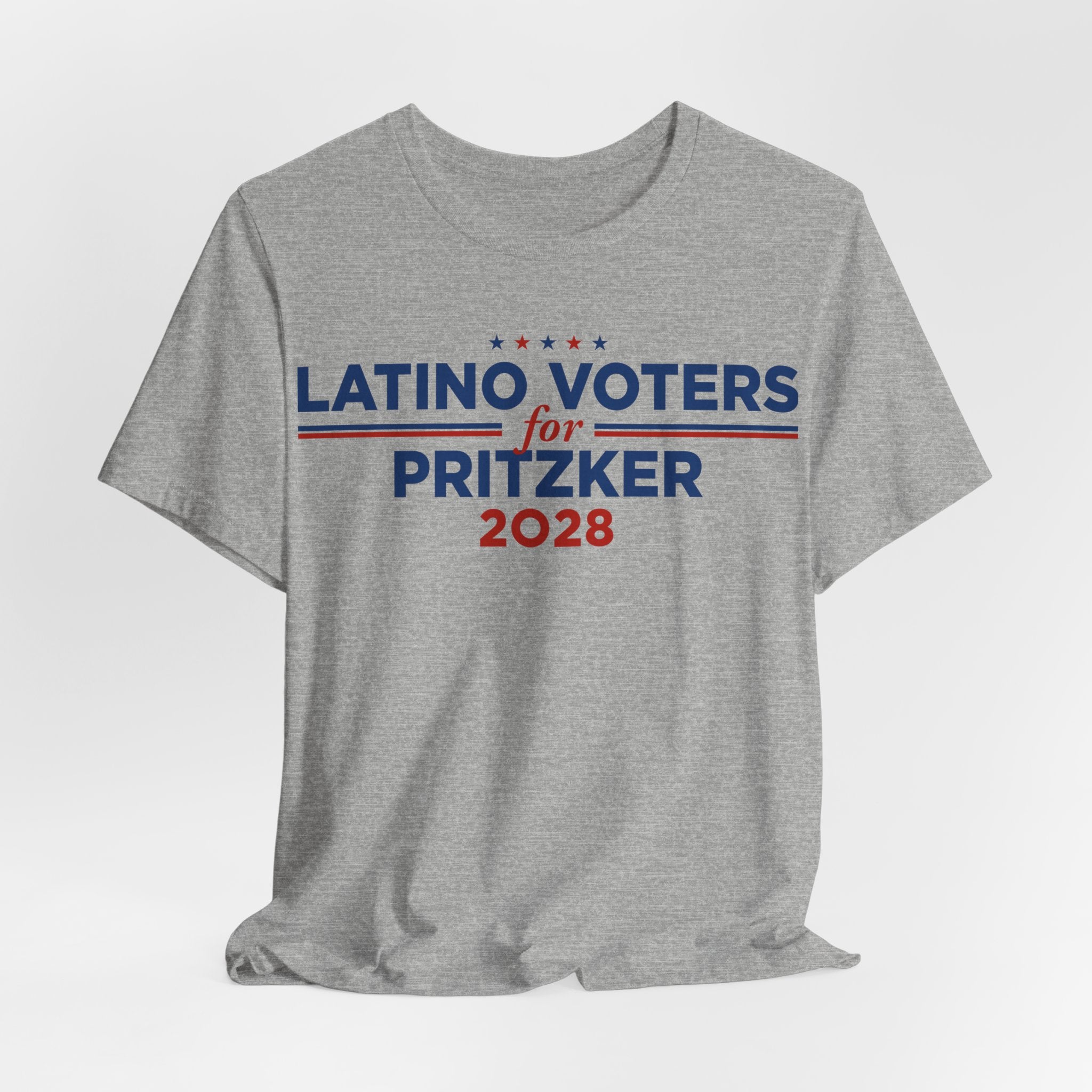 Latino Voters for J.B. Pritzker for President Campaign T-Shirt 2028