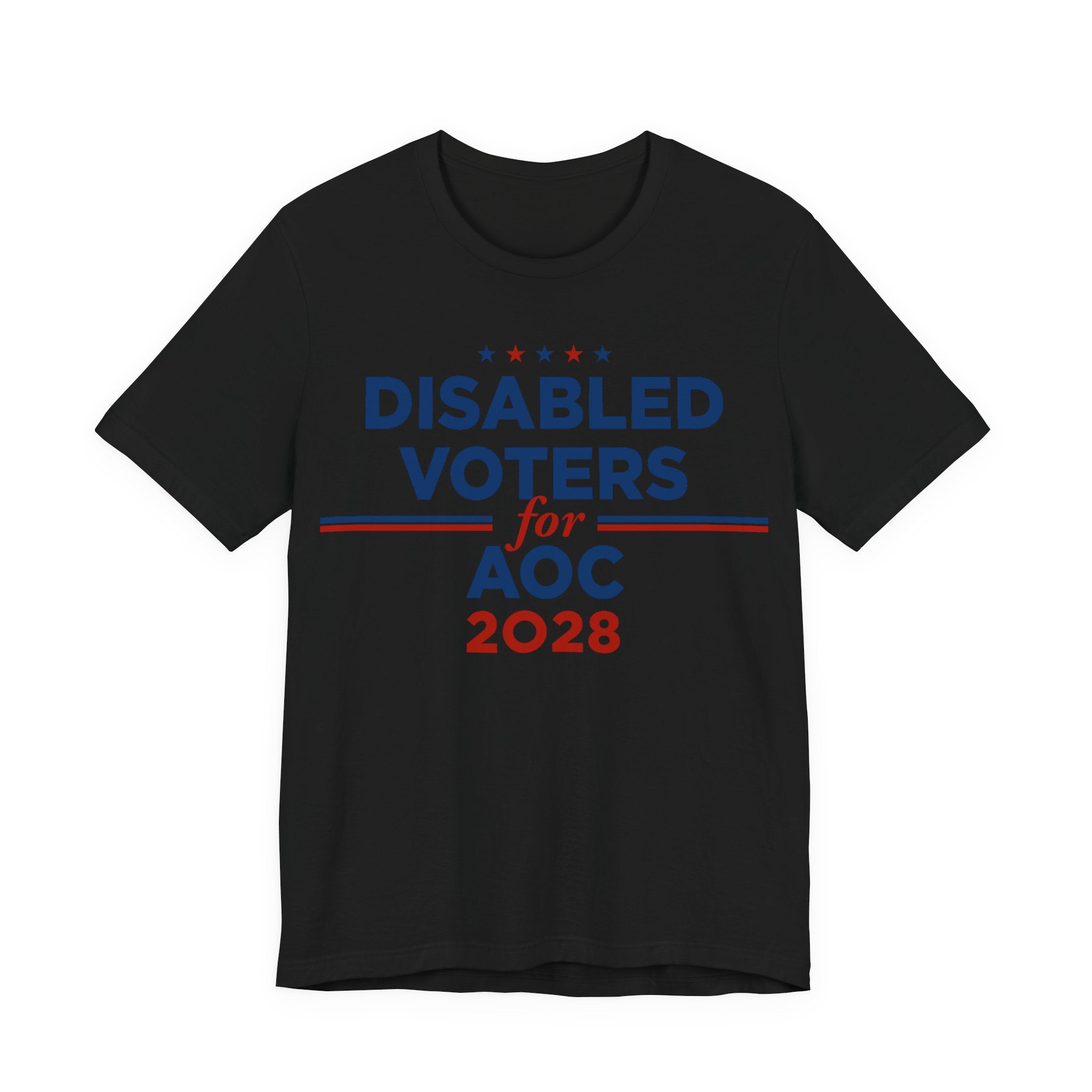 Disabled Voters for AOC for President Campaign T-Shirt 2028