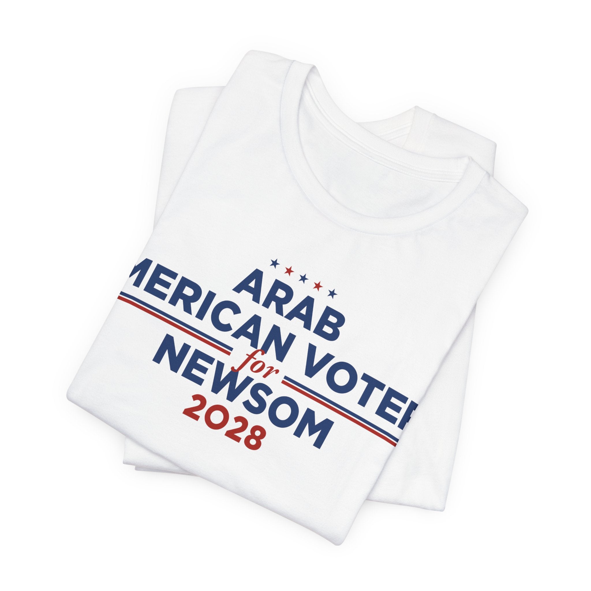 Arab American Voters for Gavin Newsom for President Campaign T-Shirt 2028