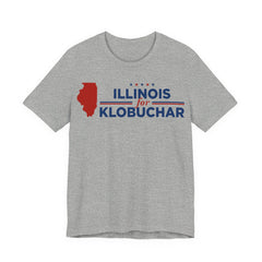 Illinois for Amy Klobuchar for President Campaign T-Shirt 2028