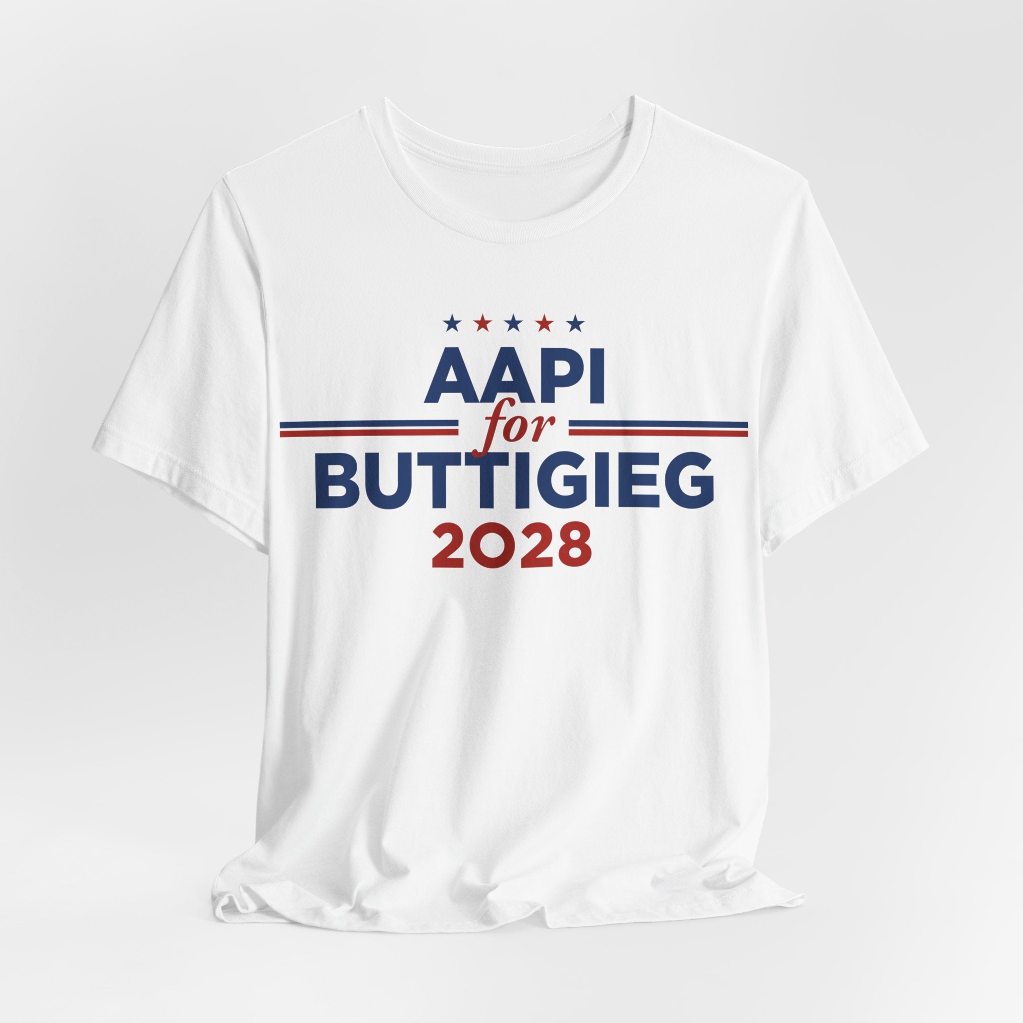 AAPI Asian American and Pacific Islander for Pete Buttigieg Campaign T-Shirt for President 2028