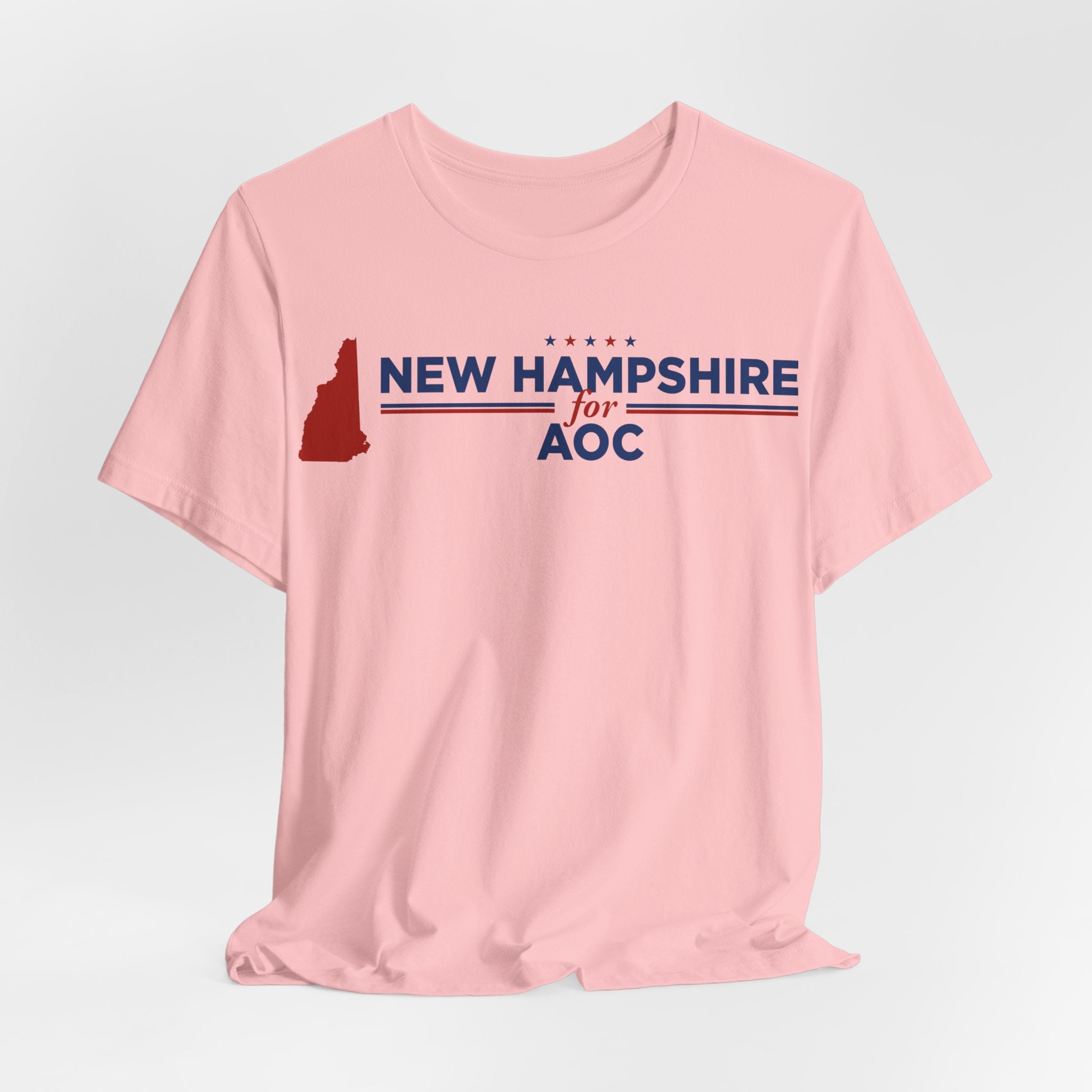 New Hampshire for AOC for President Campaign T-Shirt 2028