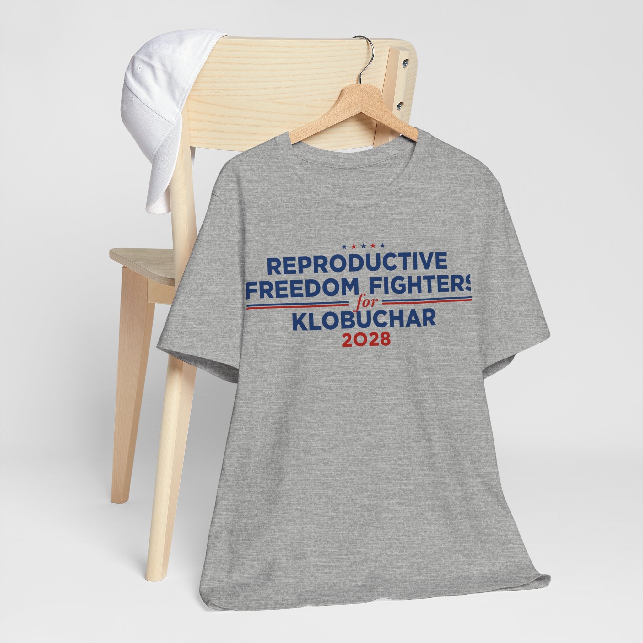 Reproductive Freedom Fighters for Amy Klobuchar for President Campaign T-Shirt 2028