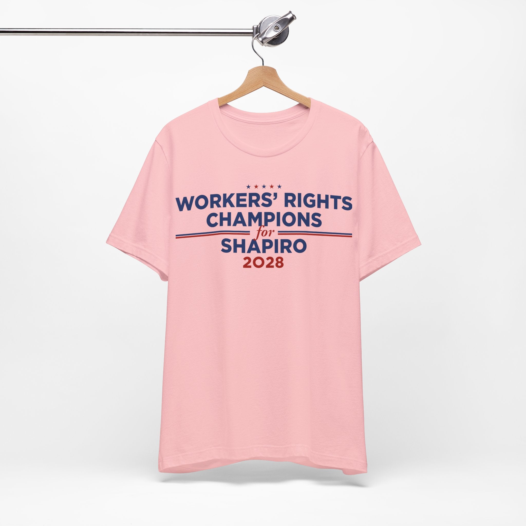 Worker' Rights Champions for Josh Shapiro for President Campaign T-Shirt 2028