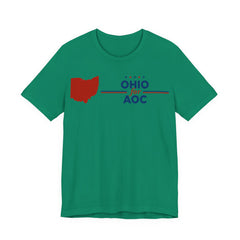 Ohio for AOC for President Campaign T-Shirt 2028