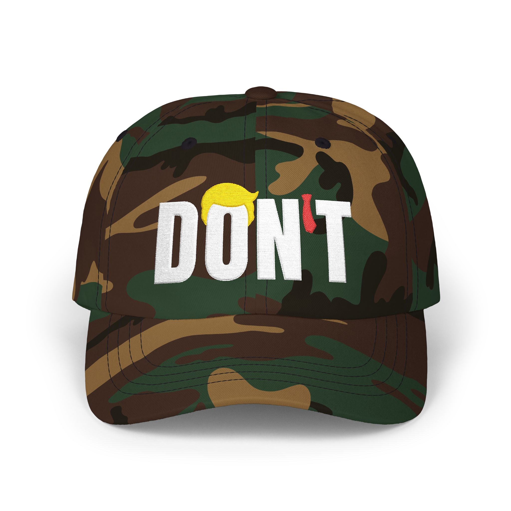 DON’T Embroidered Classic Dad Cap — Funny Anti-Trump Political Statement Baseball Cap