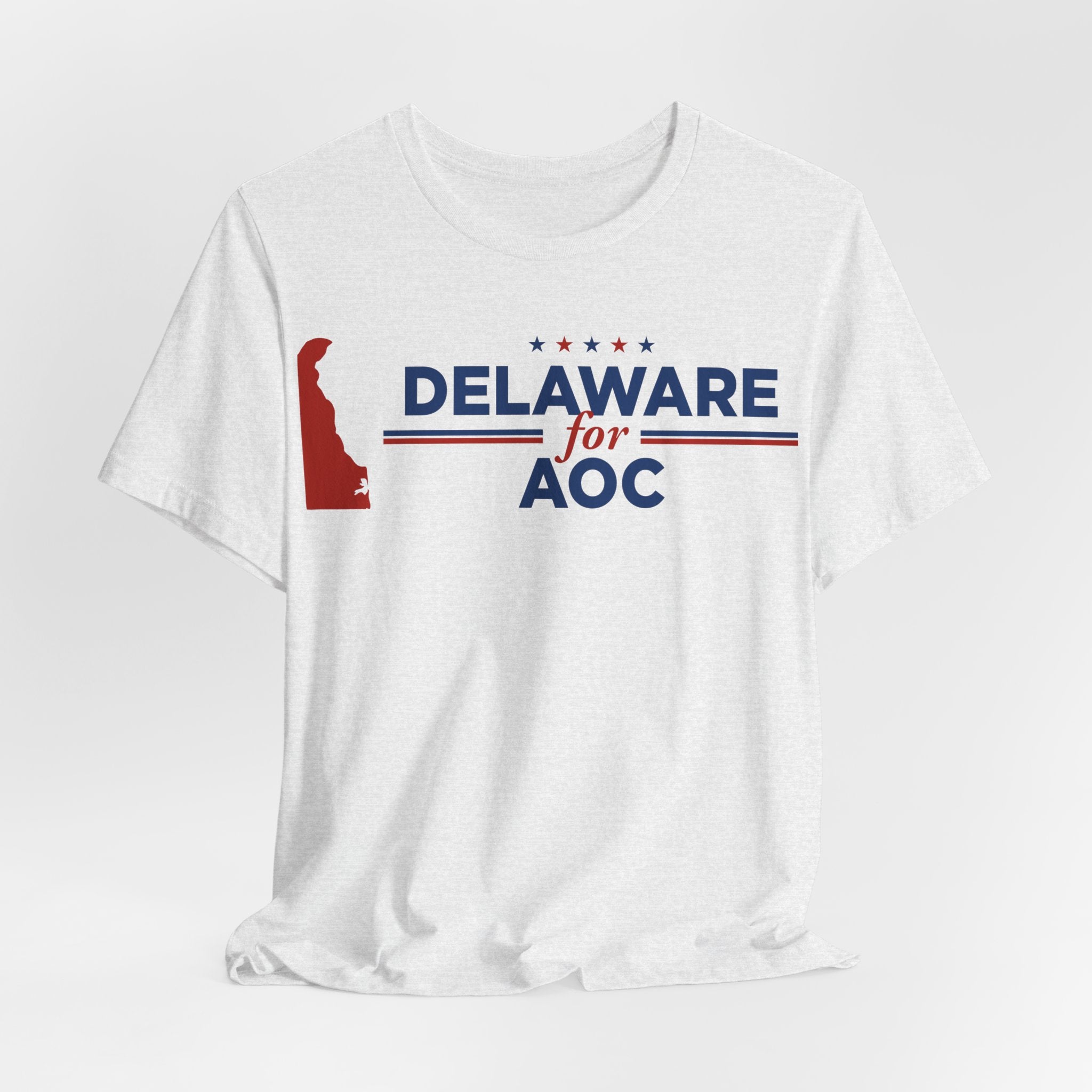 Delaware for AOC for President Campaign T-Shirt 2028