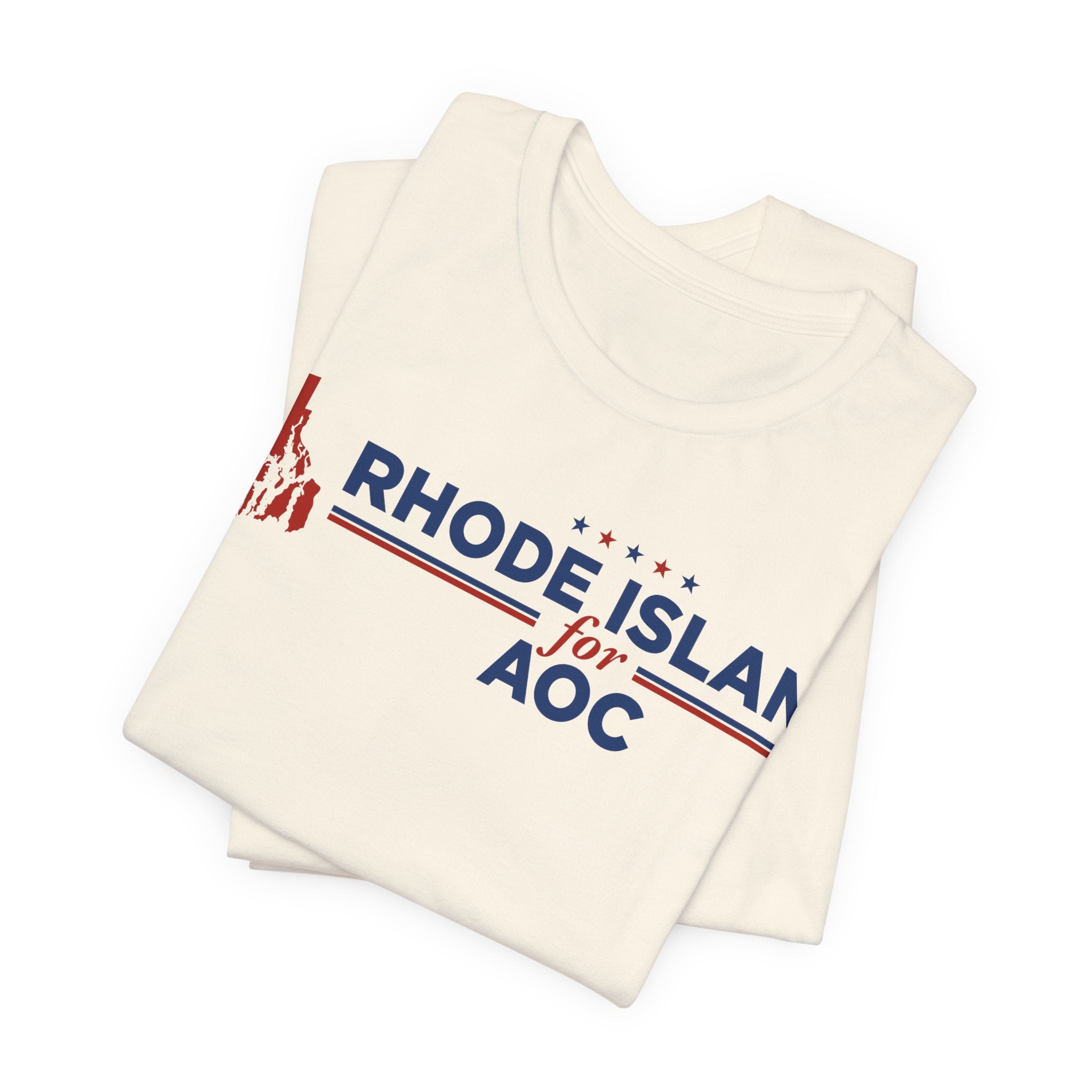 Rhode Island for AOC for President Campaign T-Shirt 2028