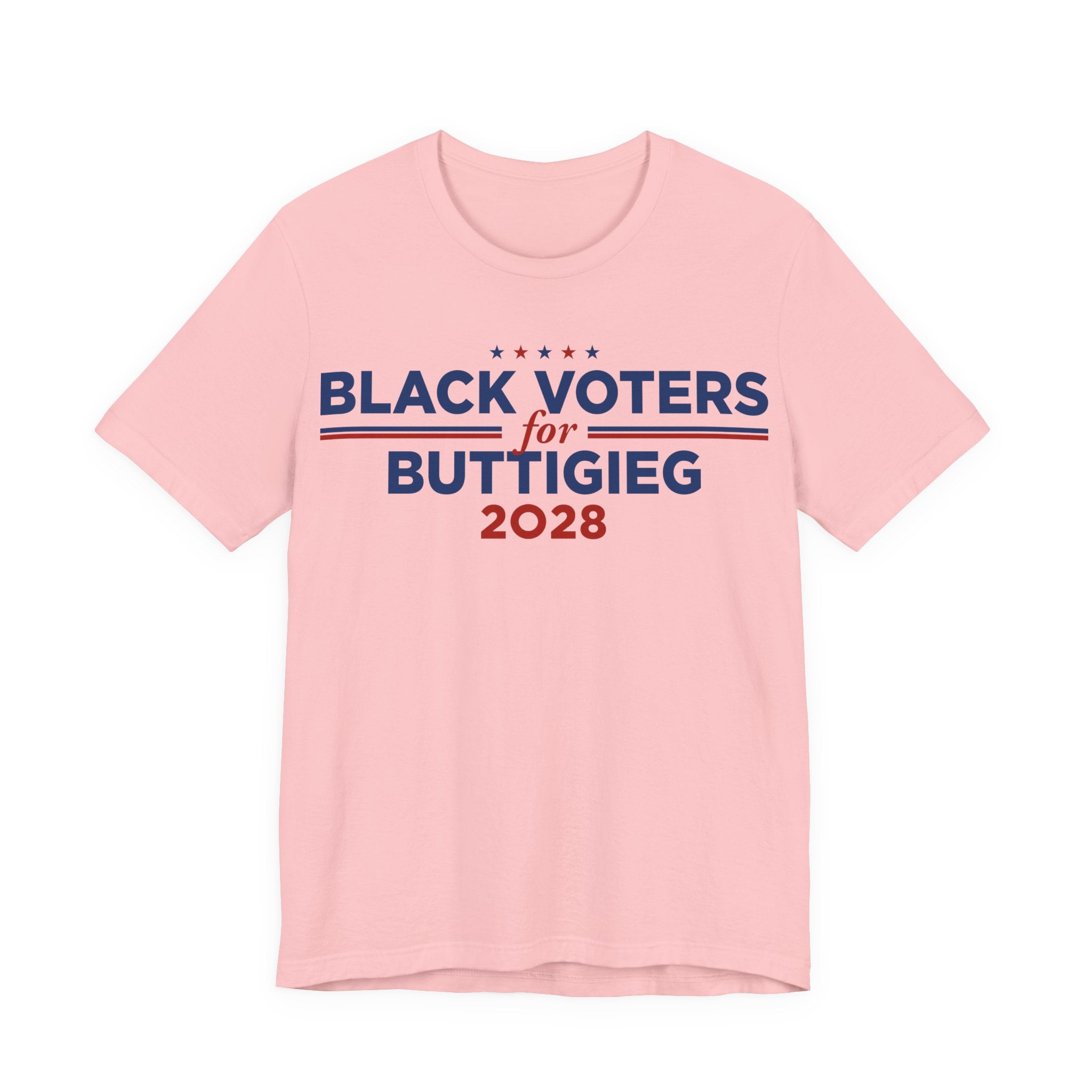 Black Voters for Pete Buttigieg Campaign T-Shirt for President 2028