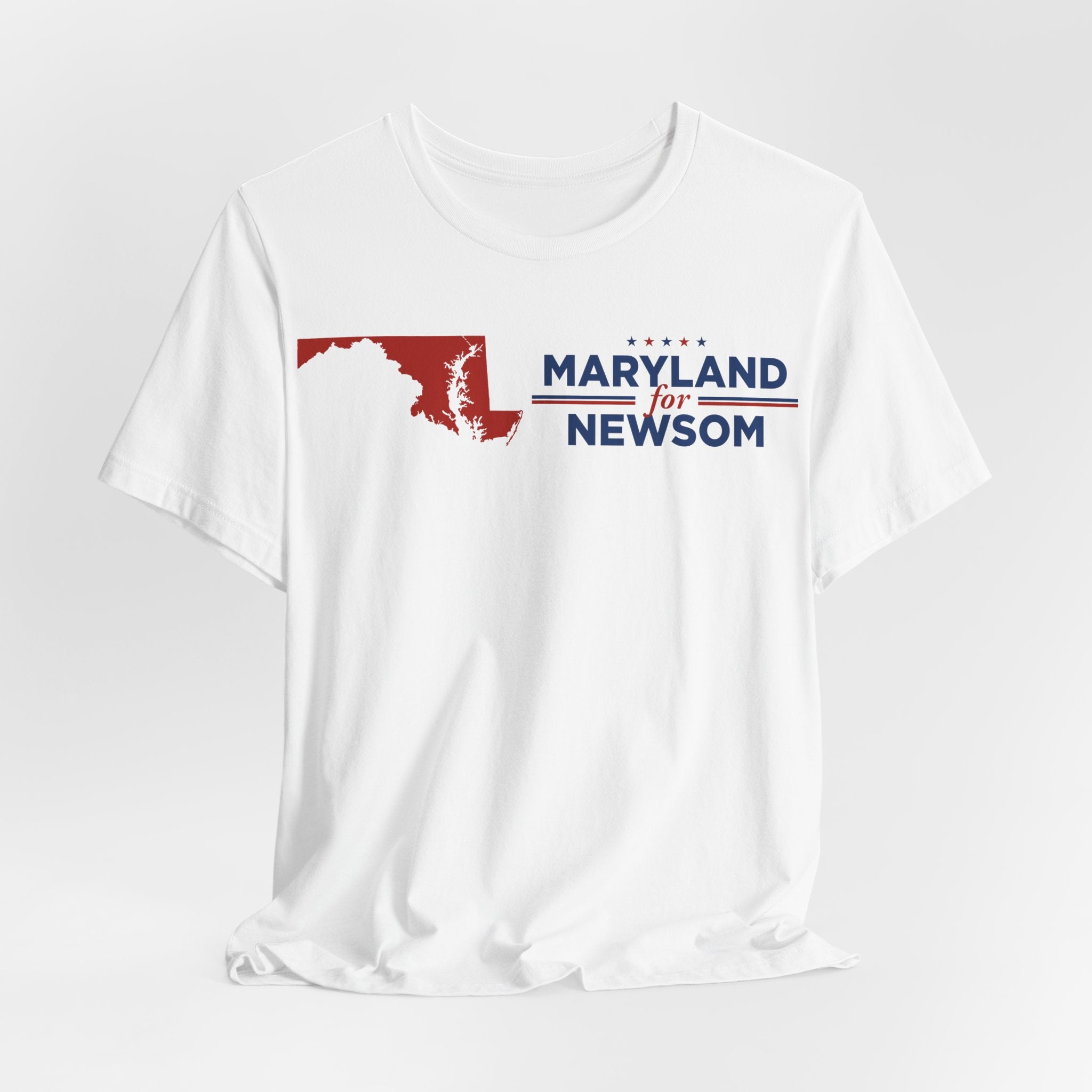 Maryland for Gavin Newsom for President Campaign T-Shirt 2028