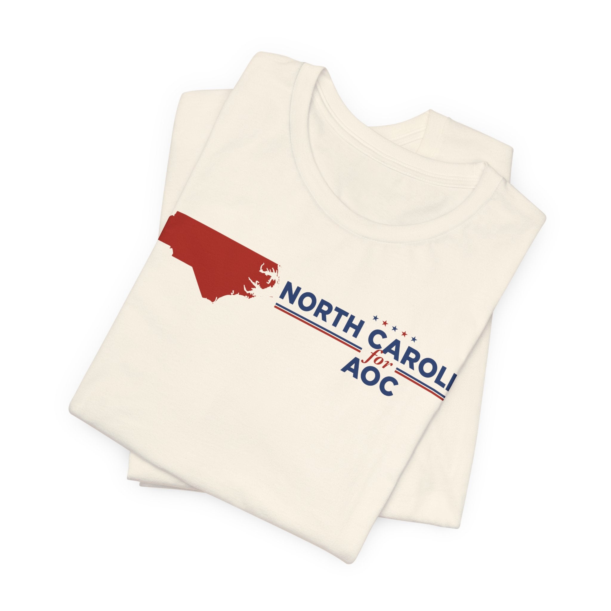 North Carolina for AOC for President Campaign T-Shirt 2028