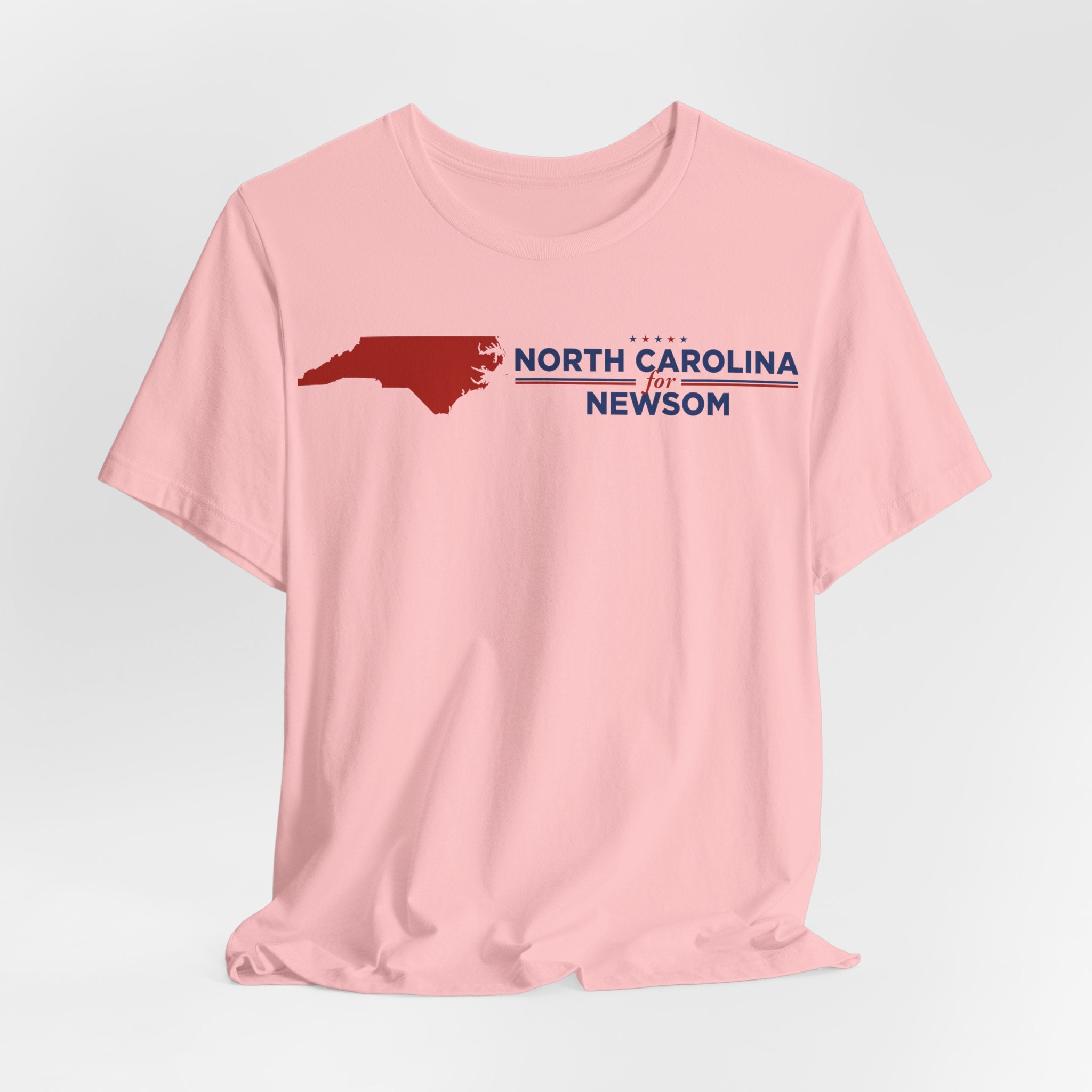 North Carolina for Gavin Newsom for President Campaign T-Shirt 2028