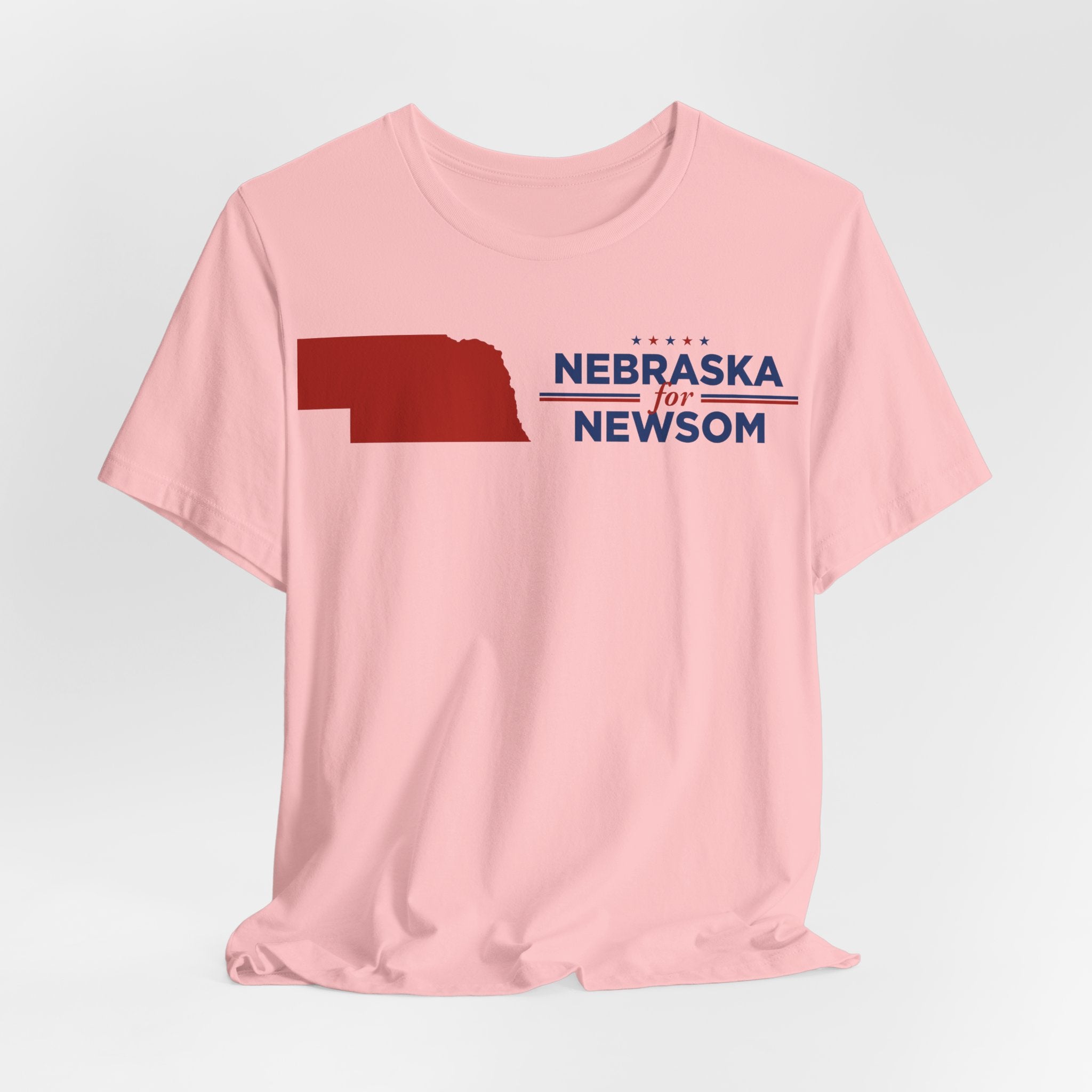 Nebraska for Gavin Newsom for President Campaign T-Shirt 2028