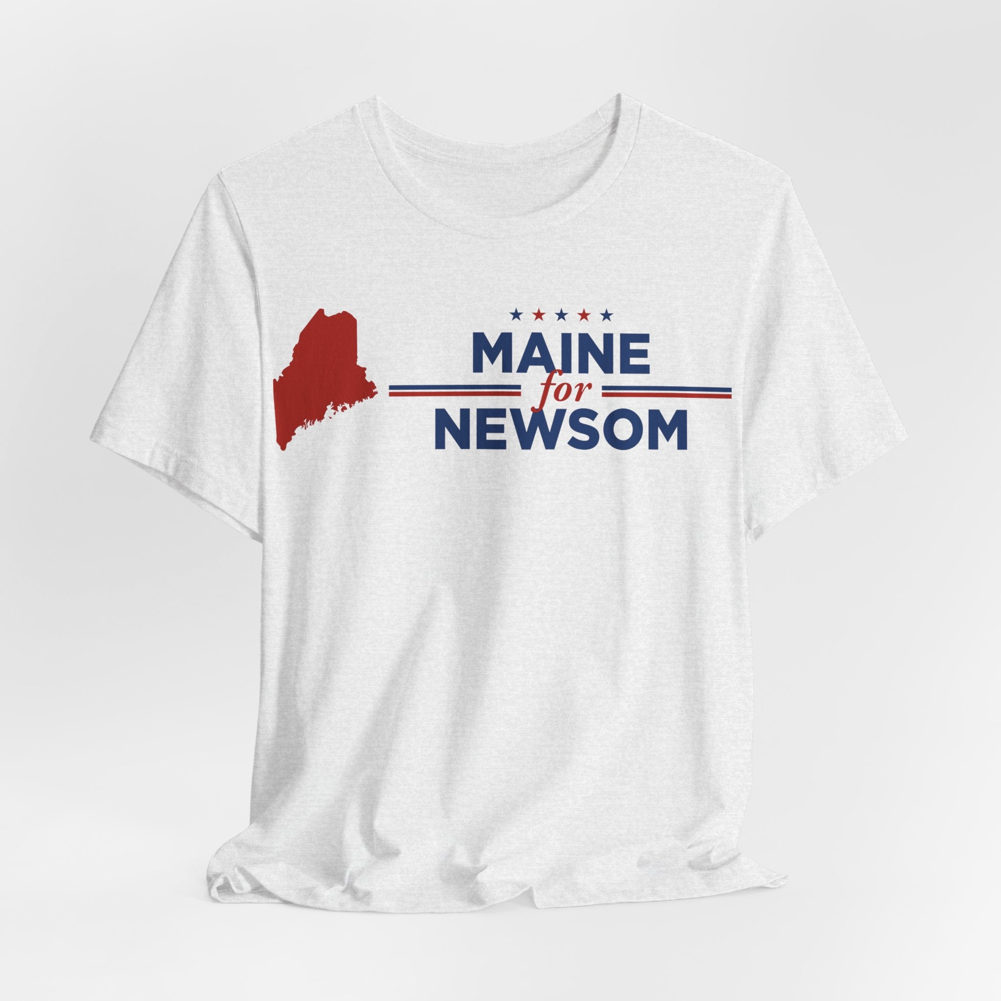 Maine for Gavin Newsom for President Campaign T-Shirt 2028