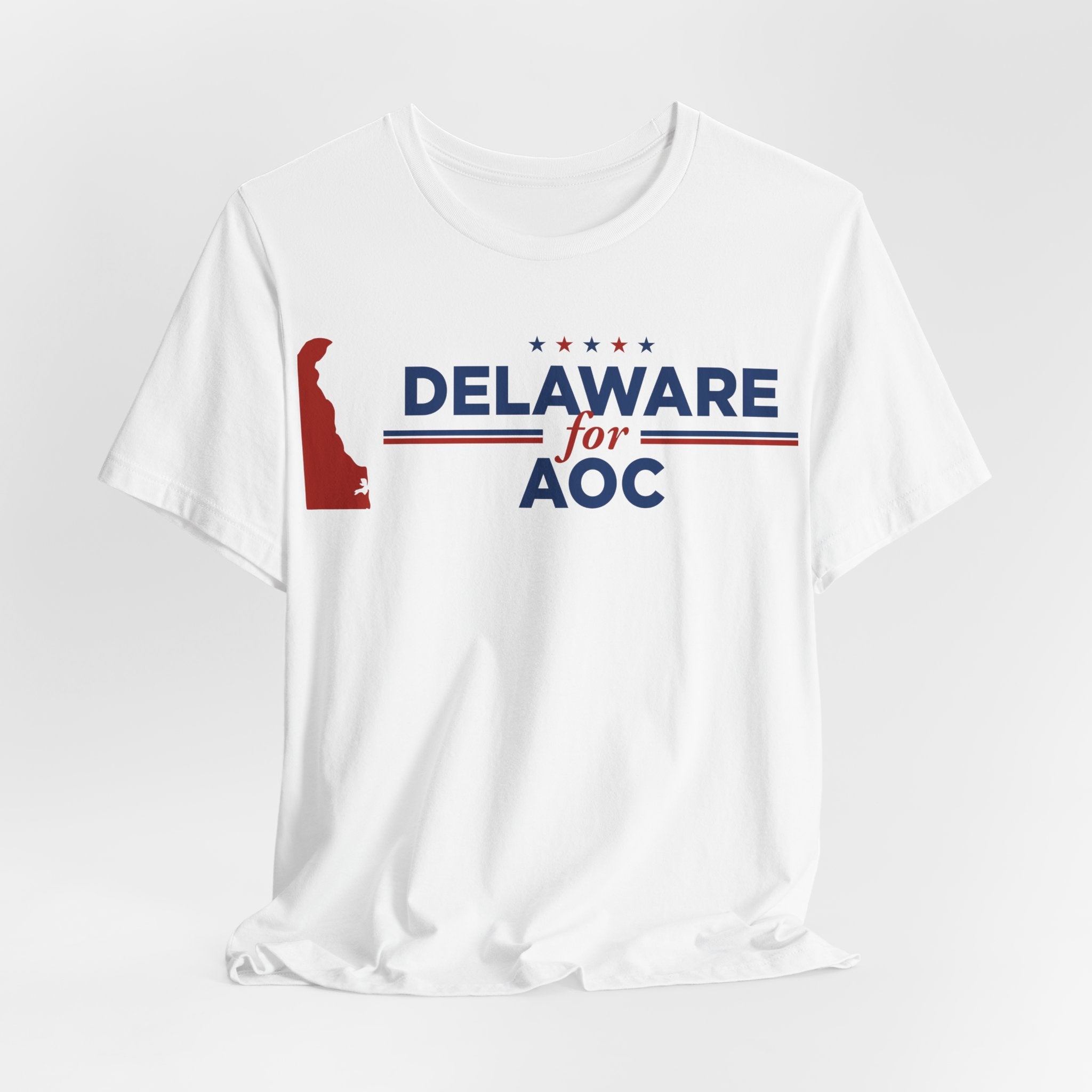 Delaware for AOC for President Campaign T-Shirt 2028